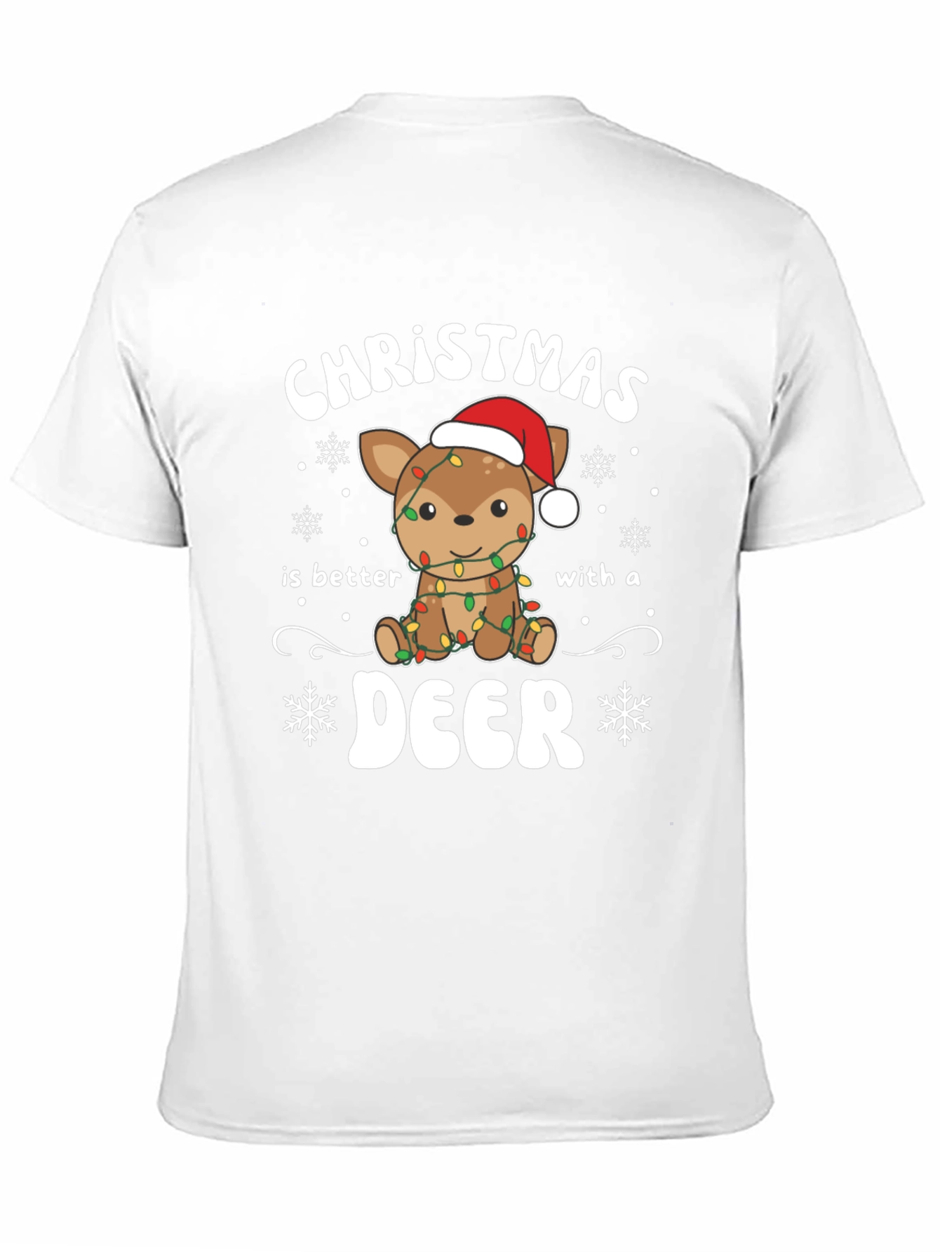 Christmas Deer T-Shirt - Holiday Season Apparel - 11