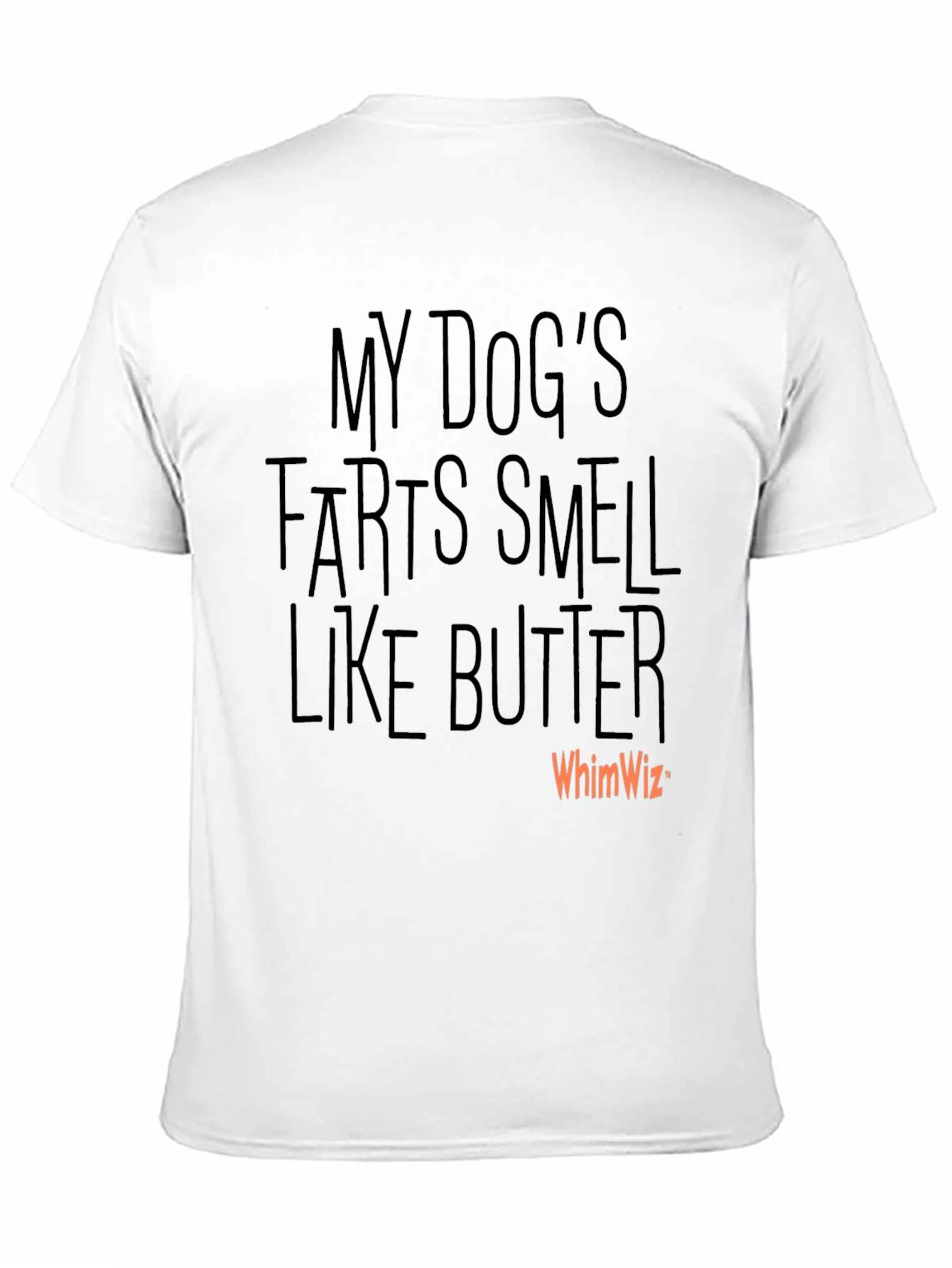 Black Funny Dog Fart Butter Scent Graphic T-Shirt view 11