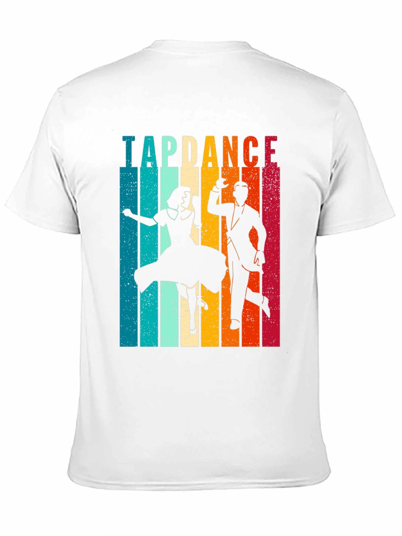 Black Retro Tap Dance T-Shirt - Vintage Dancer Tee view 11