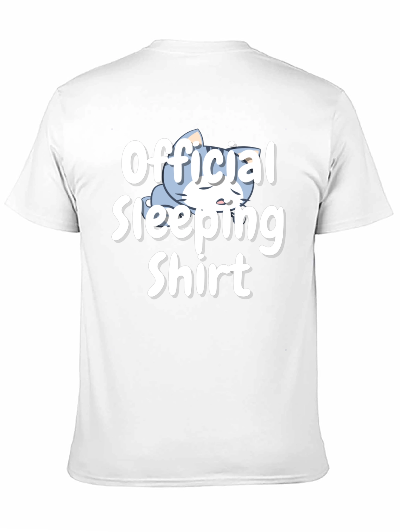 Black Official Sleeping Shirt - Funny Novelty Tee view 11