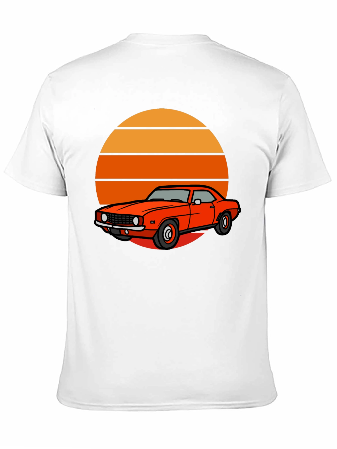 Black Retro Car Graphic Tee - Vintage Style view 11