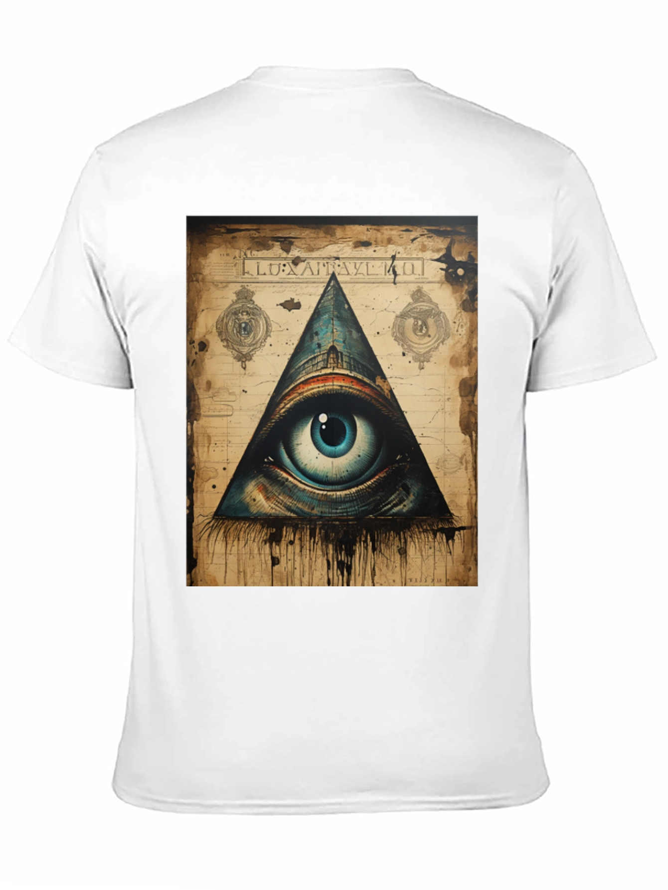 Black All Seeing Eye Graphic Tee view 11