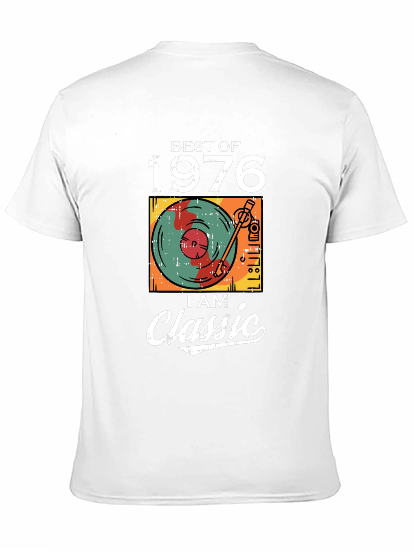 Black Best of 1976 Classic Graphic T-Shirt view 11