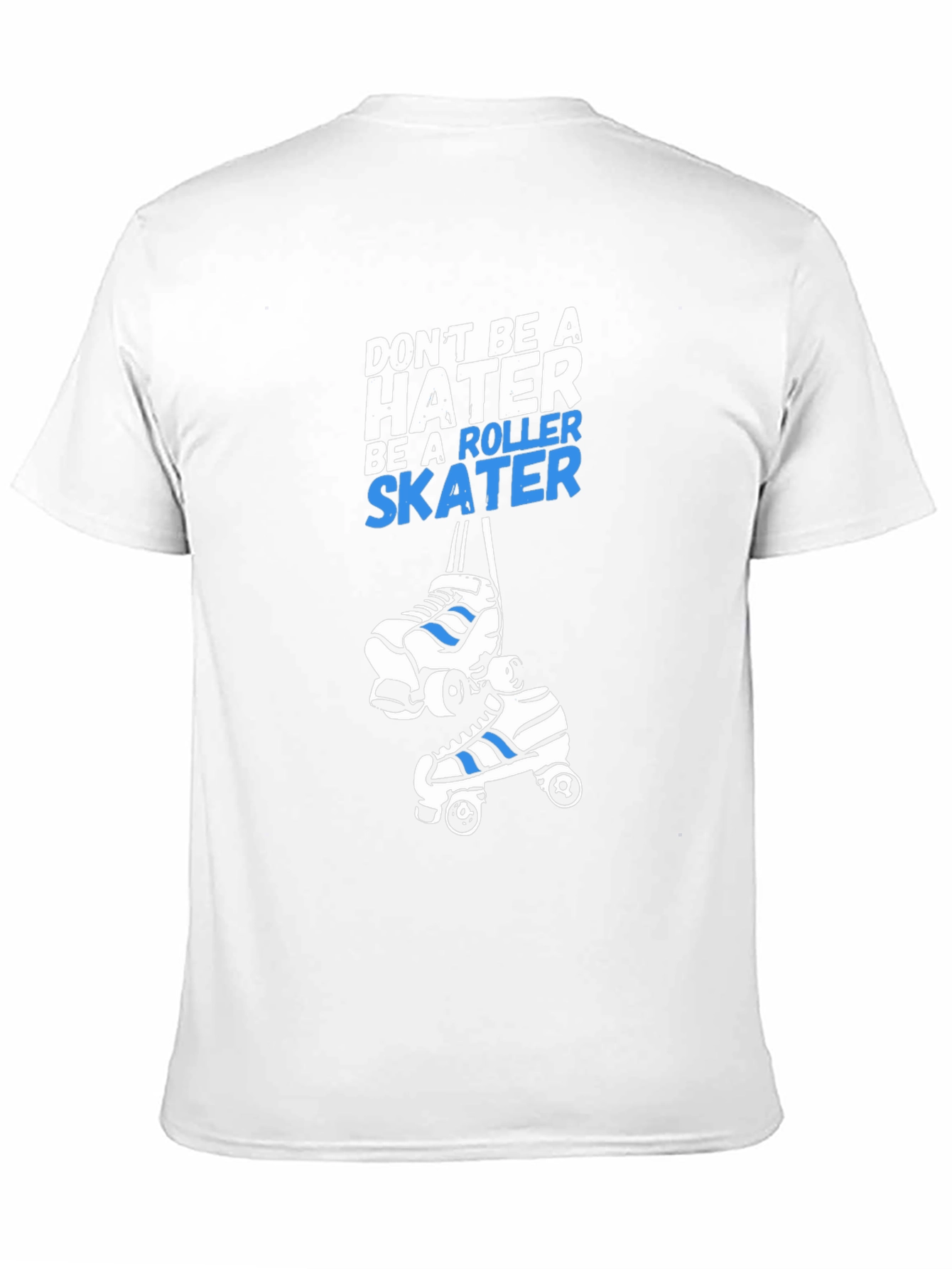 Black Roller Skater T-Shirt - Don't Be A Hater Tee view 11
