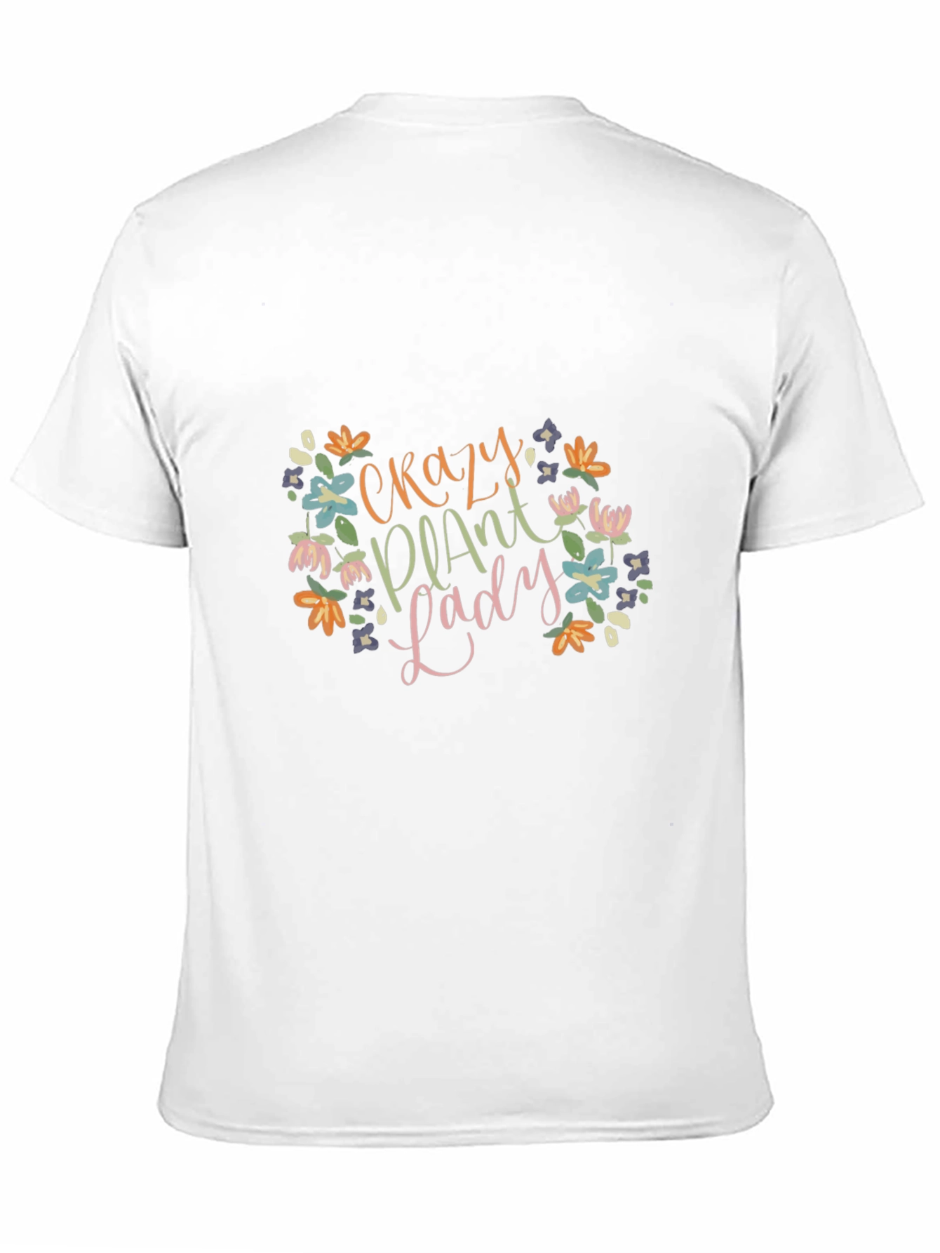 Black Crazy Plant Lady Graphic Tee - Black view 11