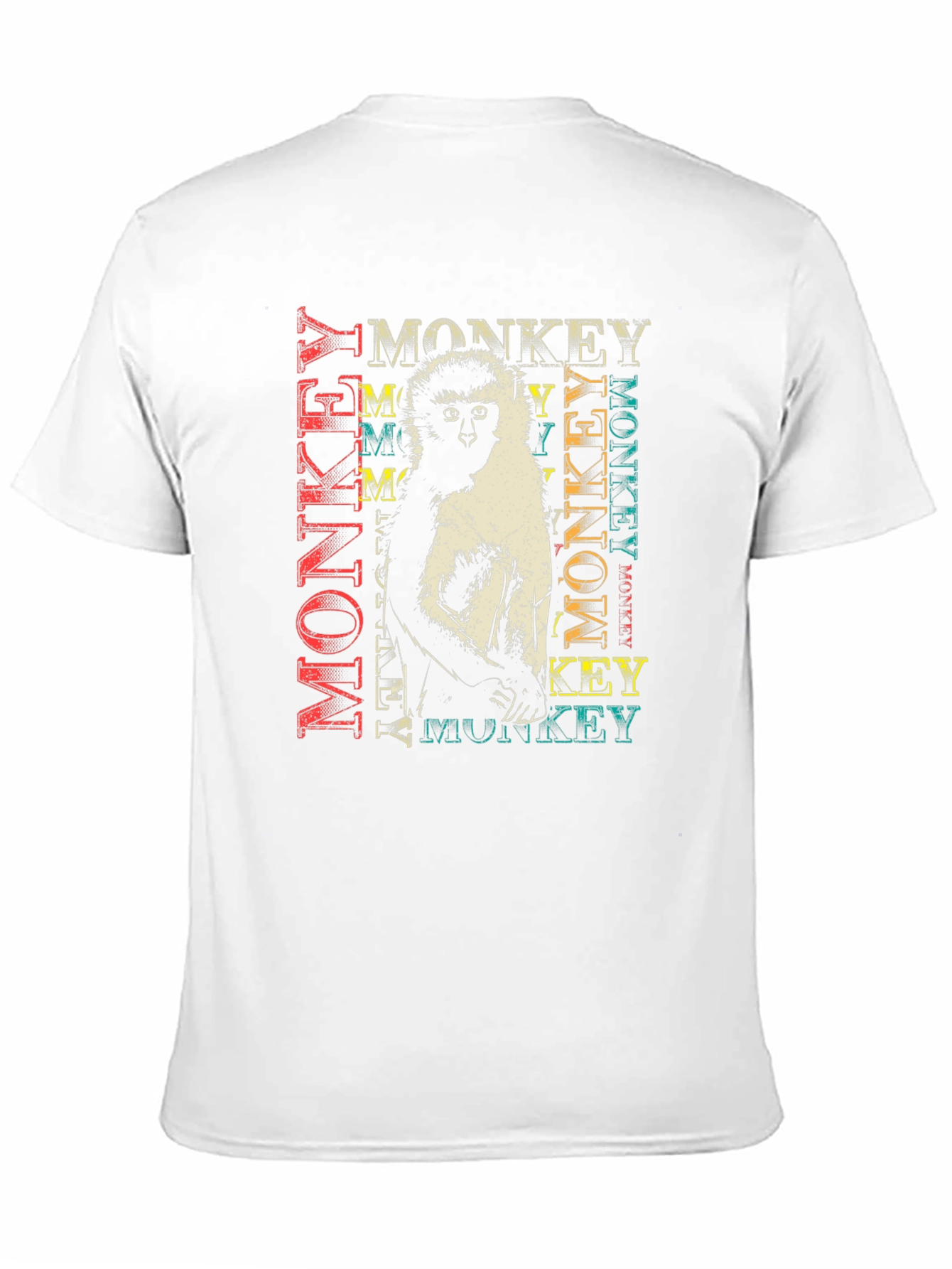 Black Monkey Graphic Print Black T-Shirt view 11