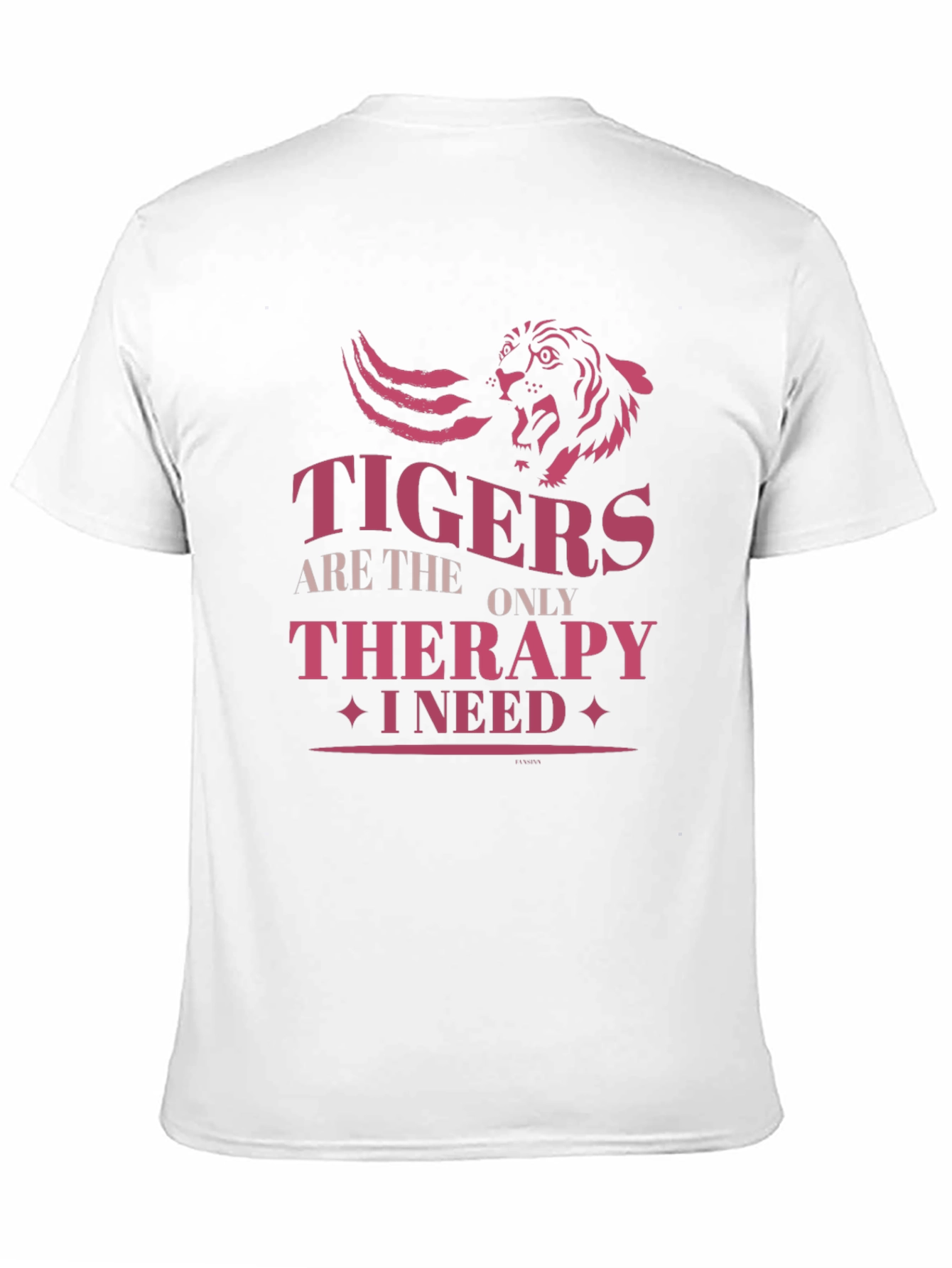 Black Tigers Are The Only Therapy I Need T-Shirt view 11