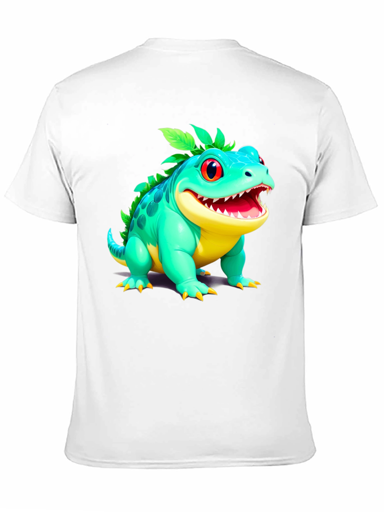 Black Cartoon Lizard Graphic Tee view 11