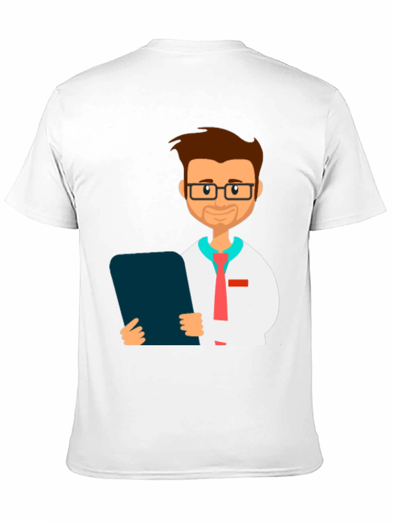 Black Cartoon Doctor Graphic Tee view 11