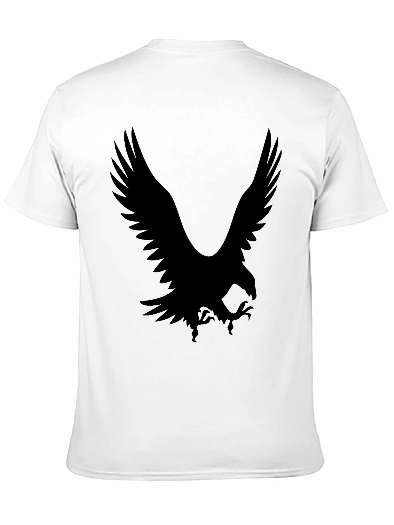 Black Black Eagle Graphic T-Shirt - Stylish Men's Tee view 11