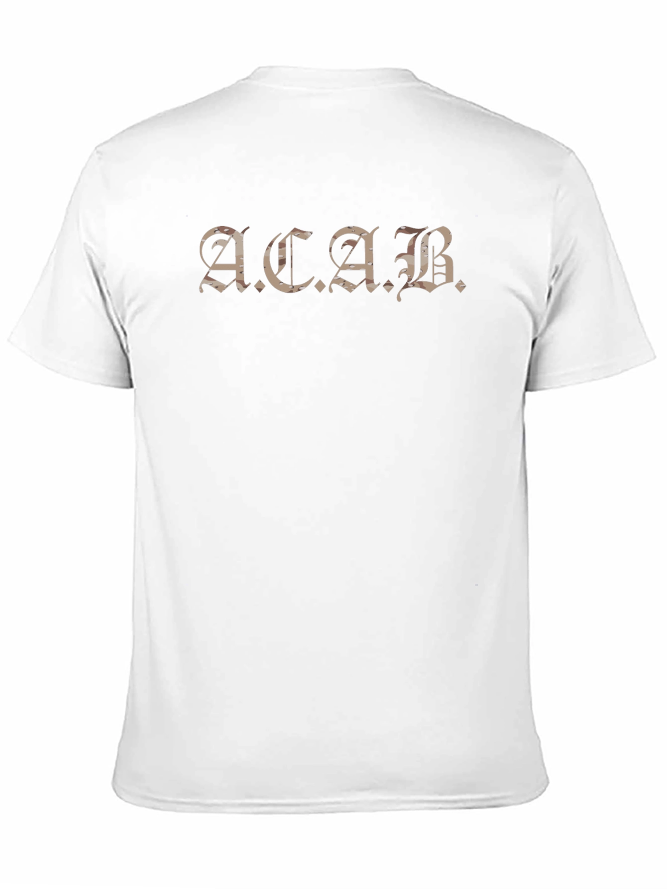 Black ACAB Graphic T-Shirt - Black Crew Neck Tee view 11