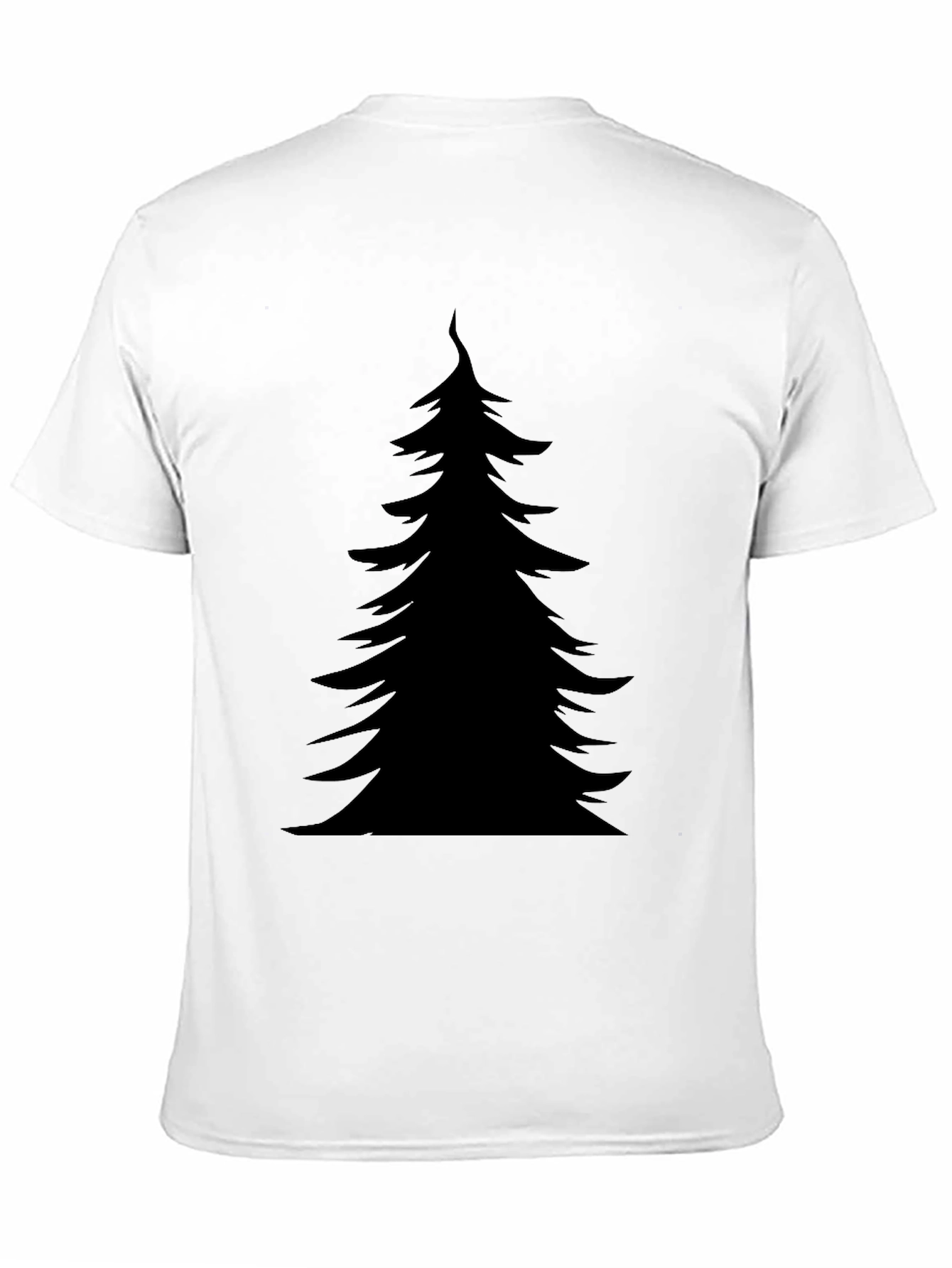 Black Black Christmas Tree Graphic Tee - Holiday Style view 11
