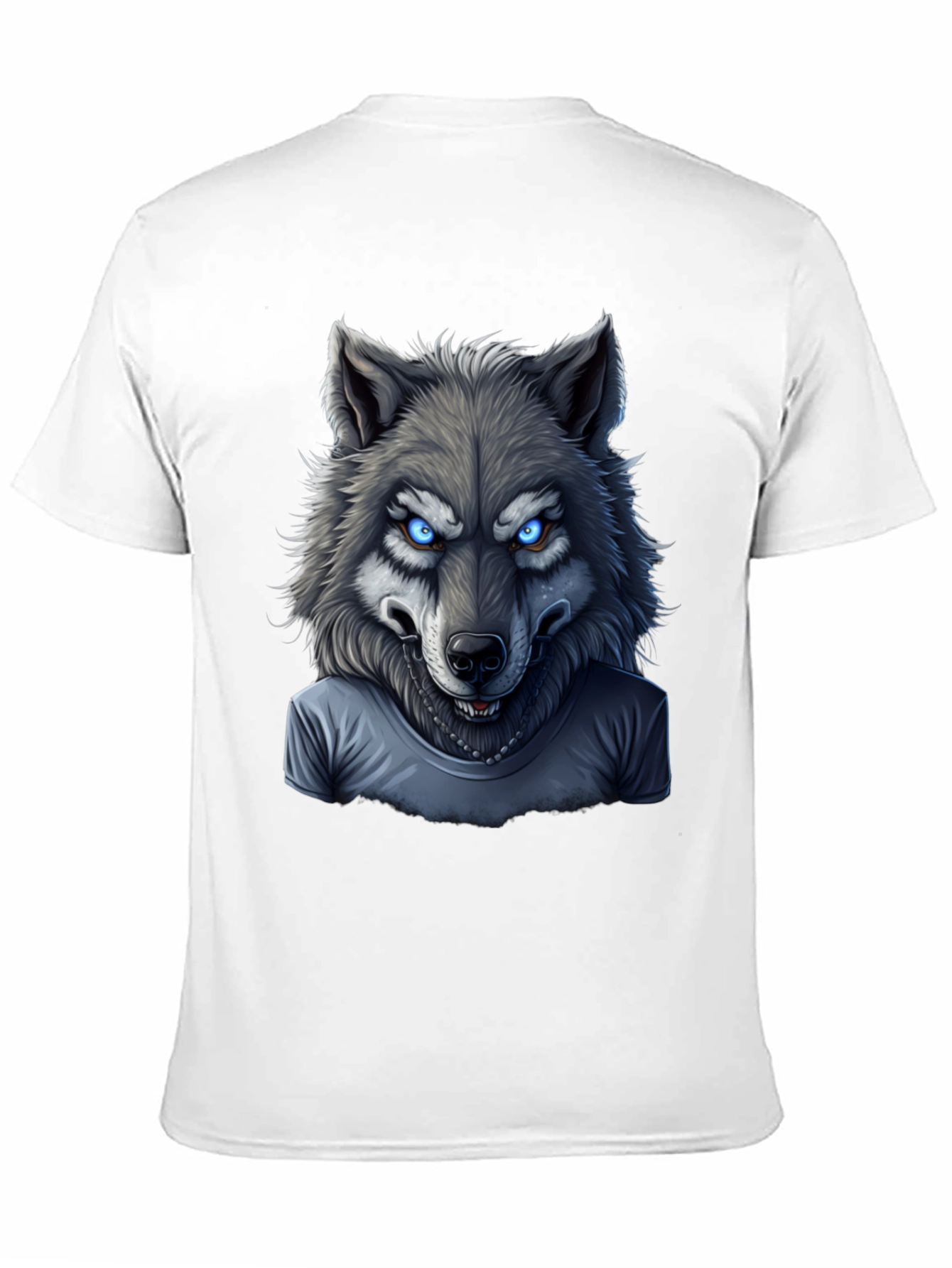 Black Wolf T-Shirt: Fierce Graphic Tee view 11