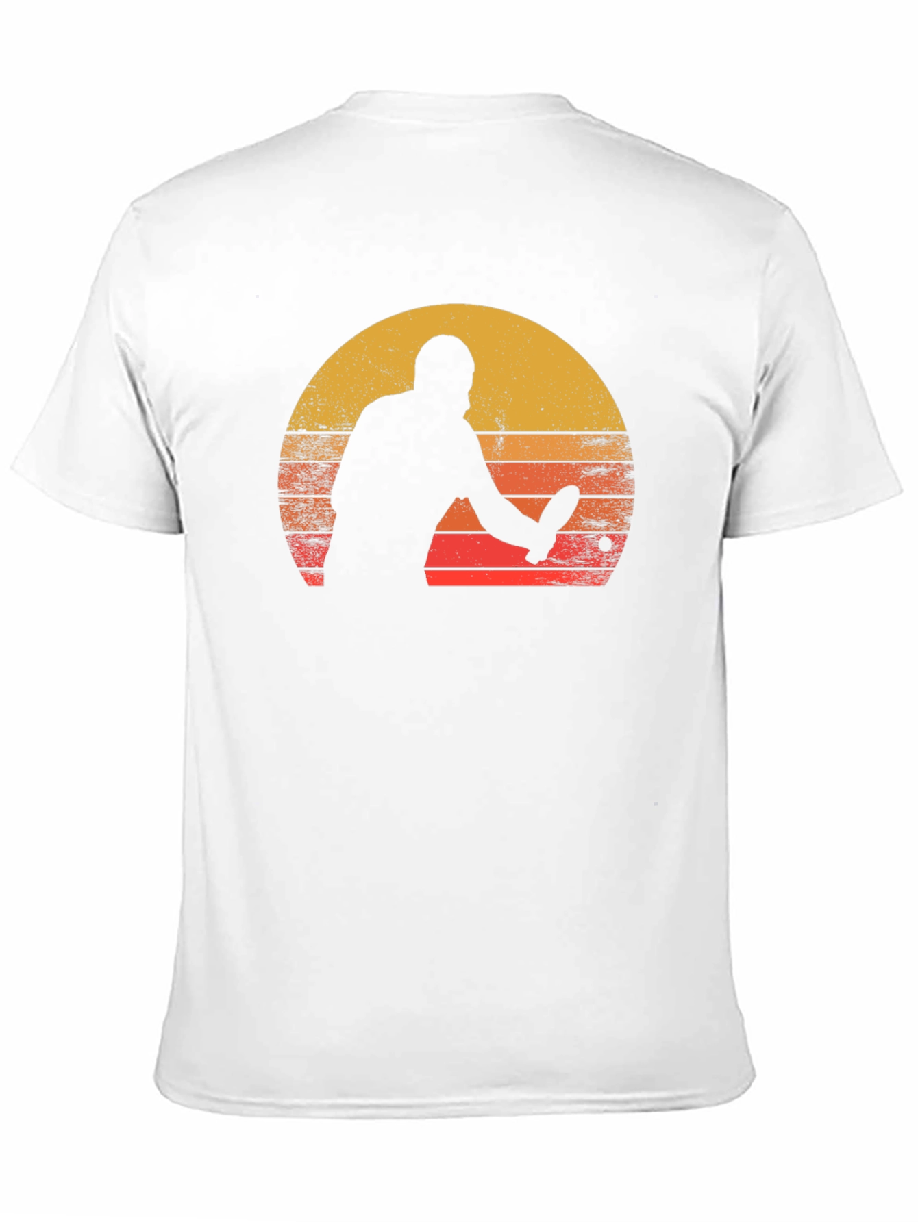 Black Retro Table Tennis Sunset Graphic Tee view 11