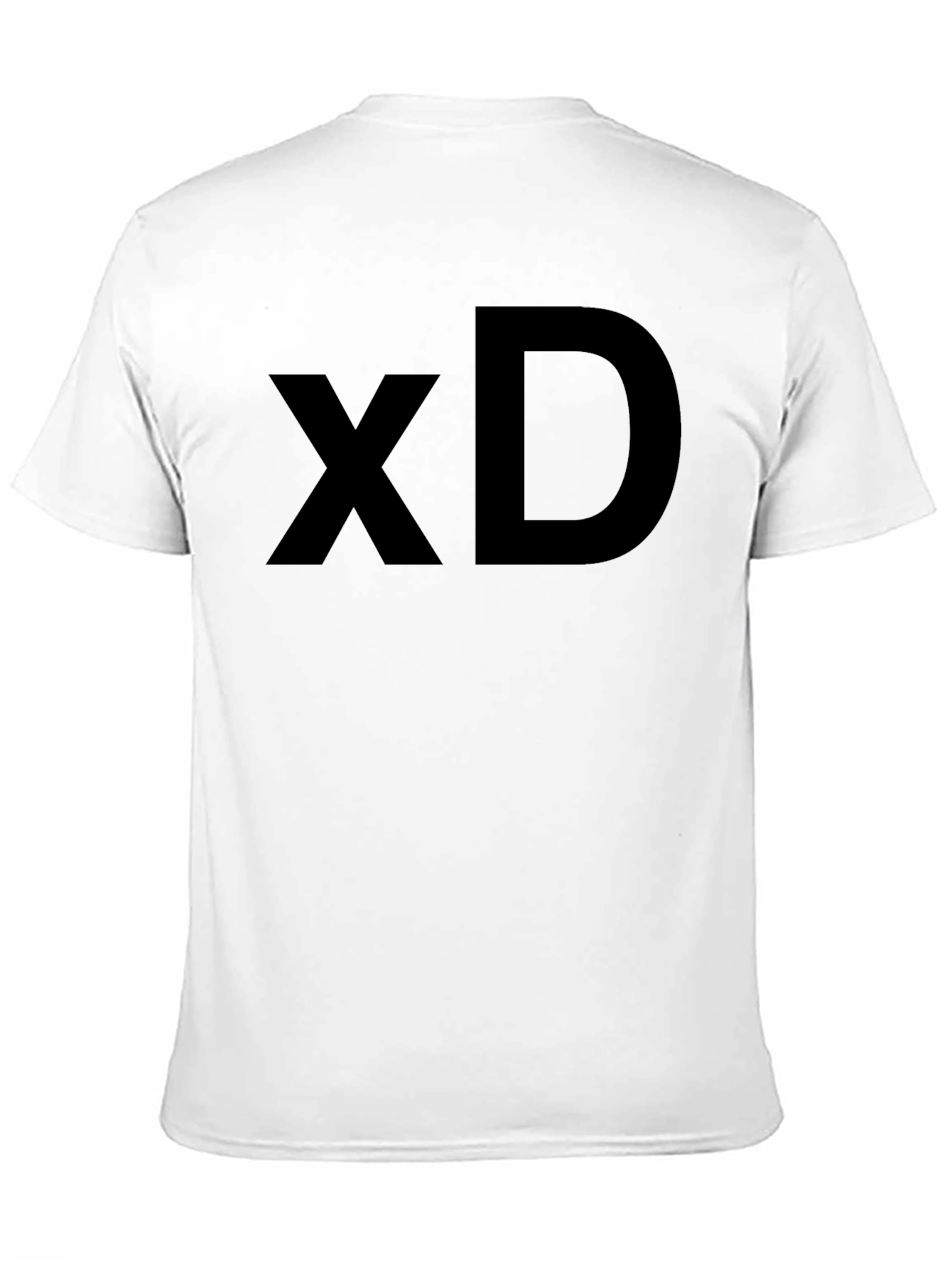 Black XD Graphic Tee - Classic Black Cotton T-Shirt view 11