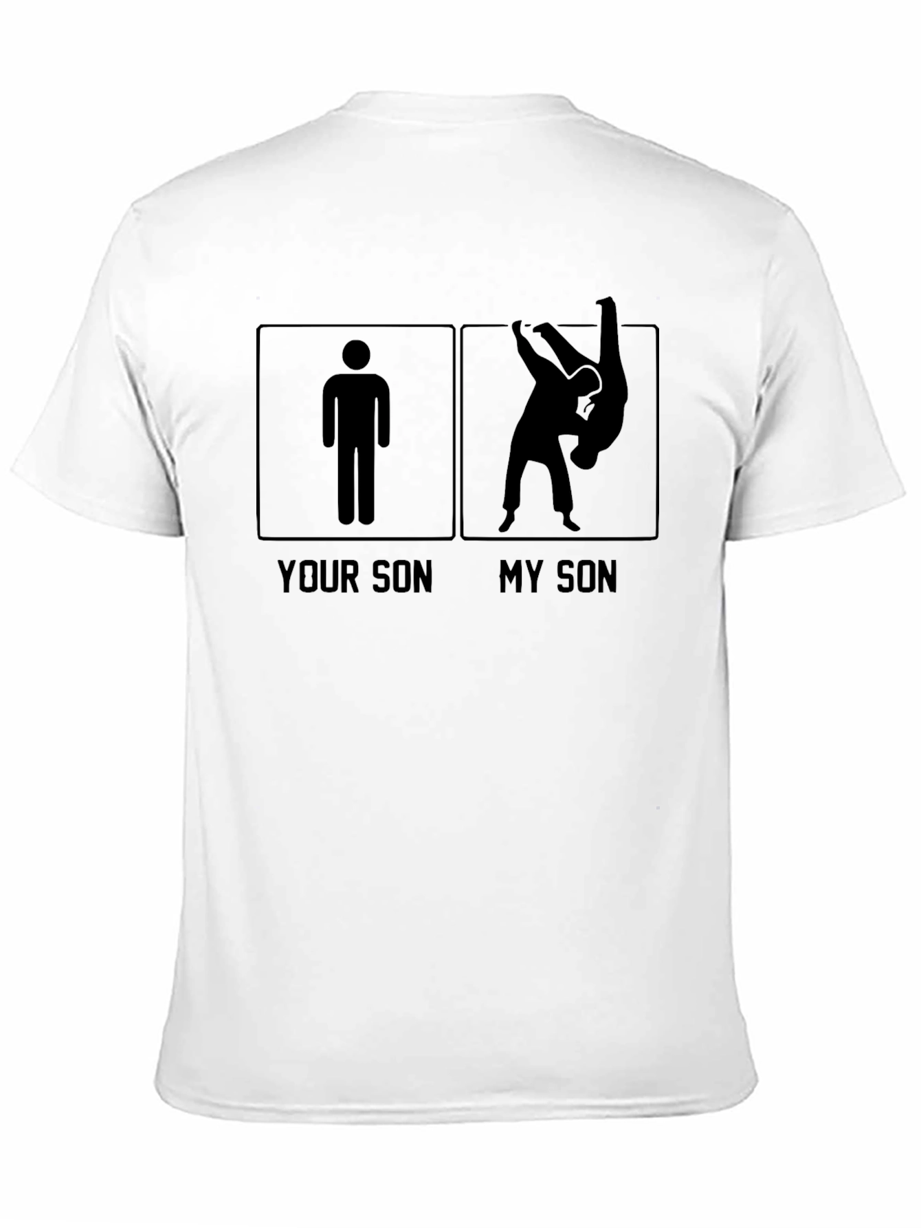 Black Your Son My Son Grappling Jiu Jitsu Black T-Shirt view 11