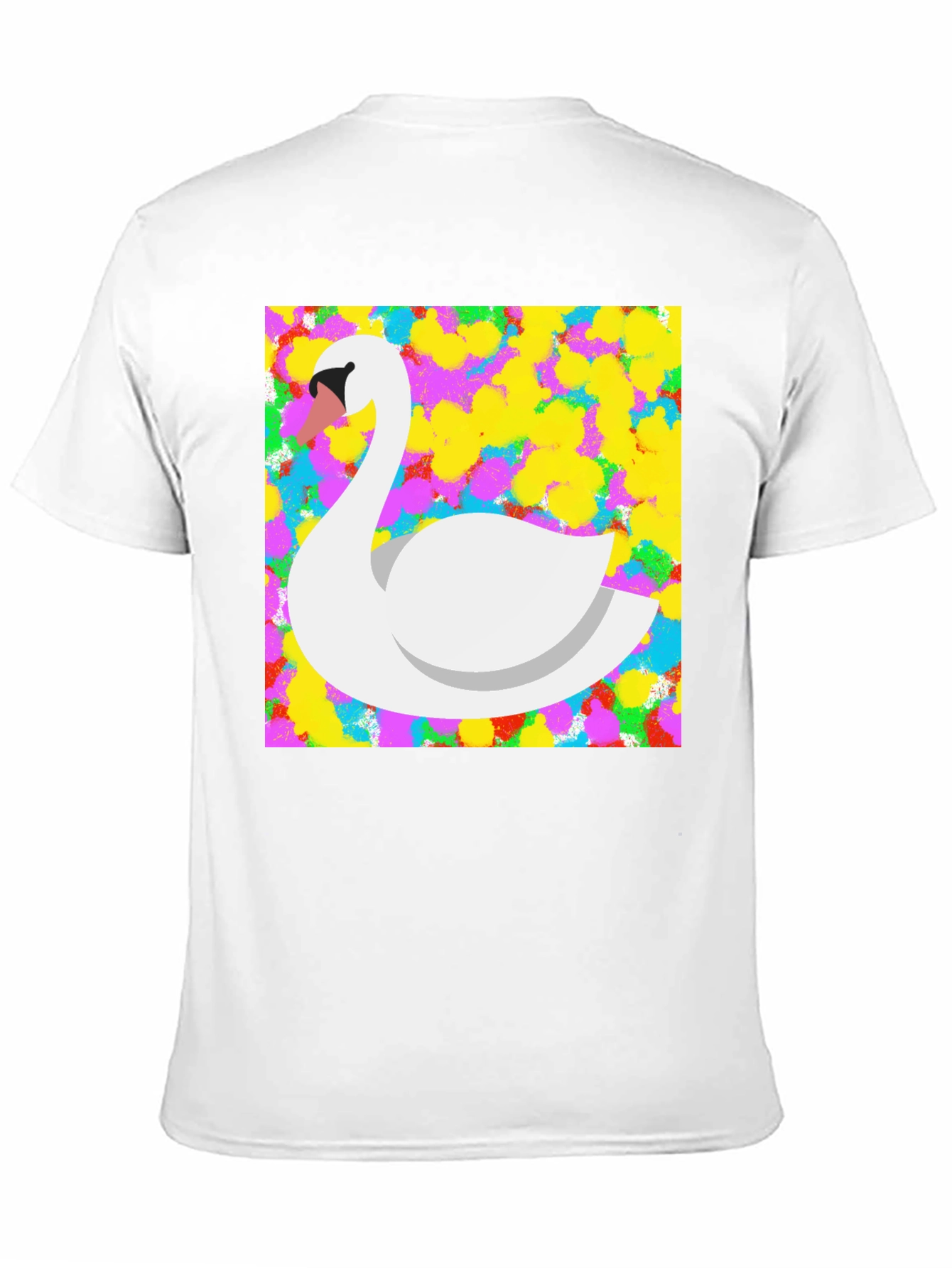 Black Swan Art Graphic Tee - Stylish Unisex Black T-Shirt view 11