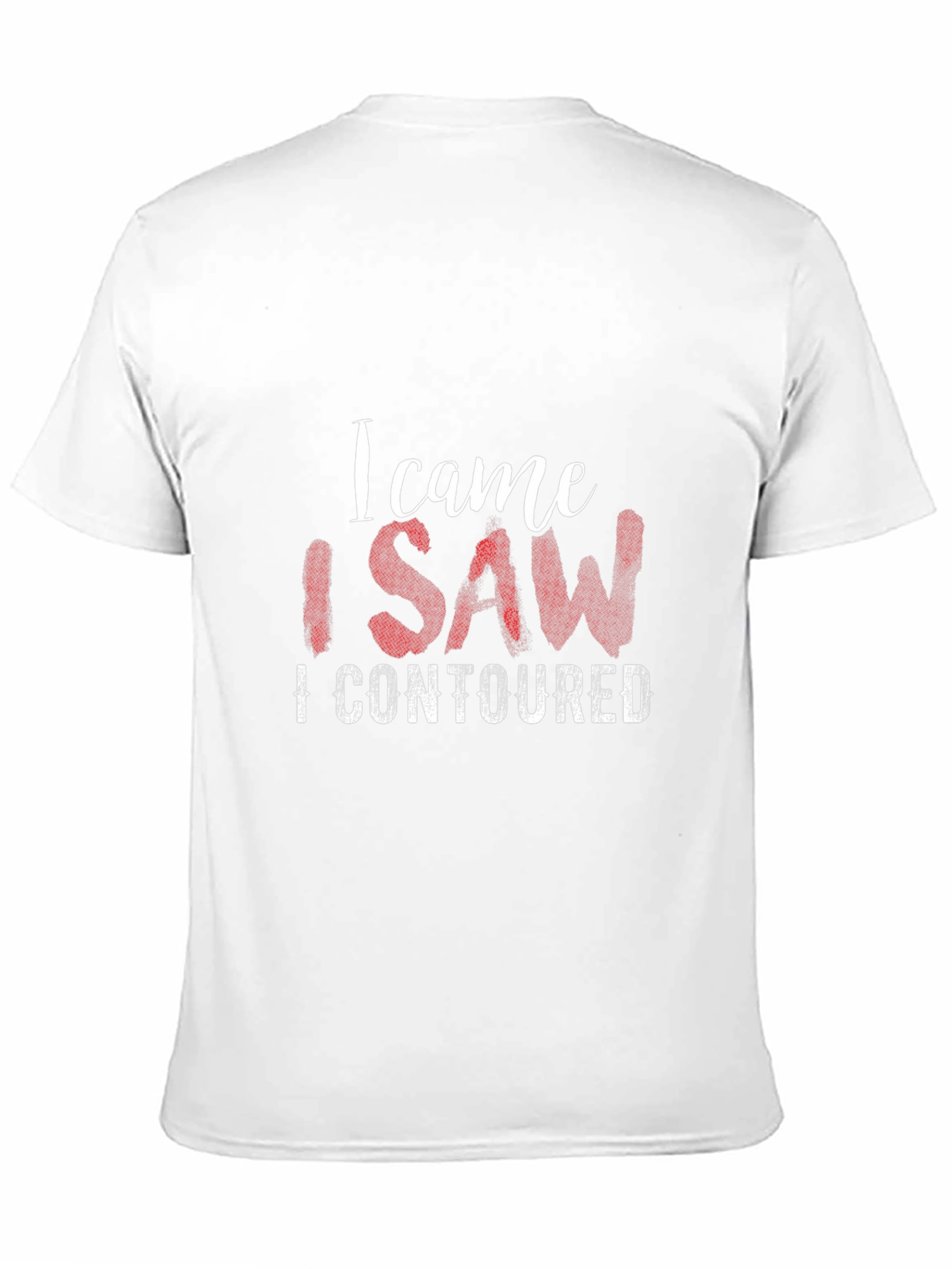 Black I Came I Saw I Contoured Graphic T-Shirt view 11