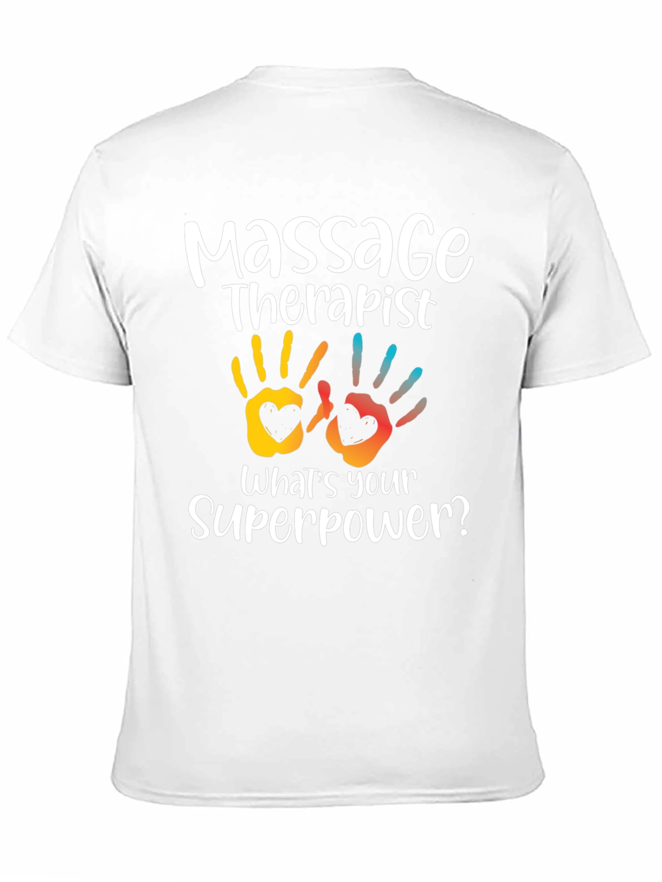 Black Massage Therapist Superpower T-Shirt view 11