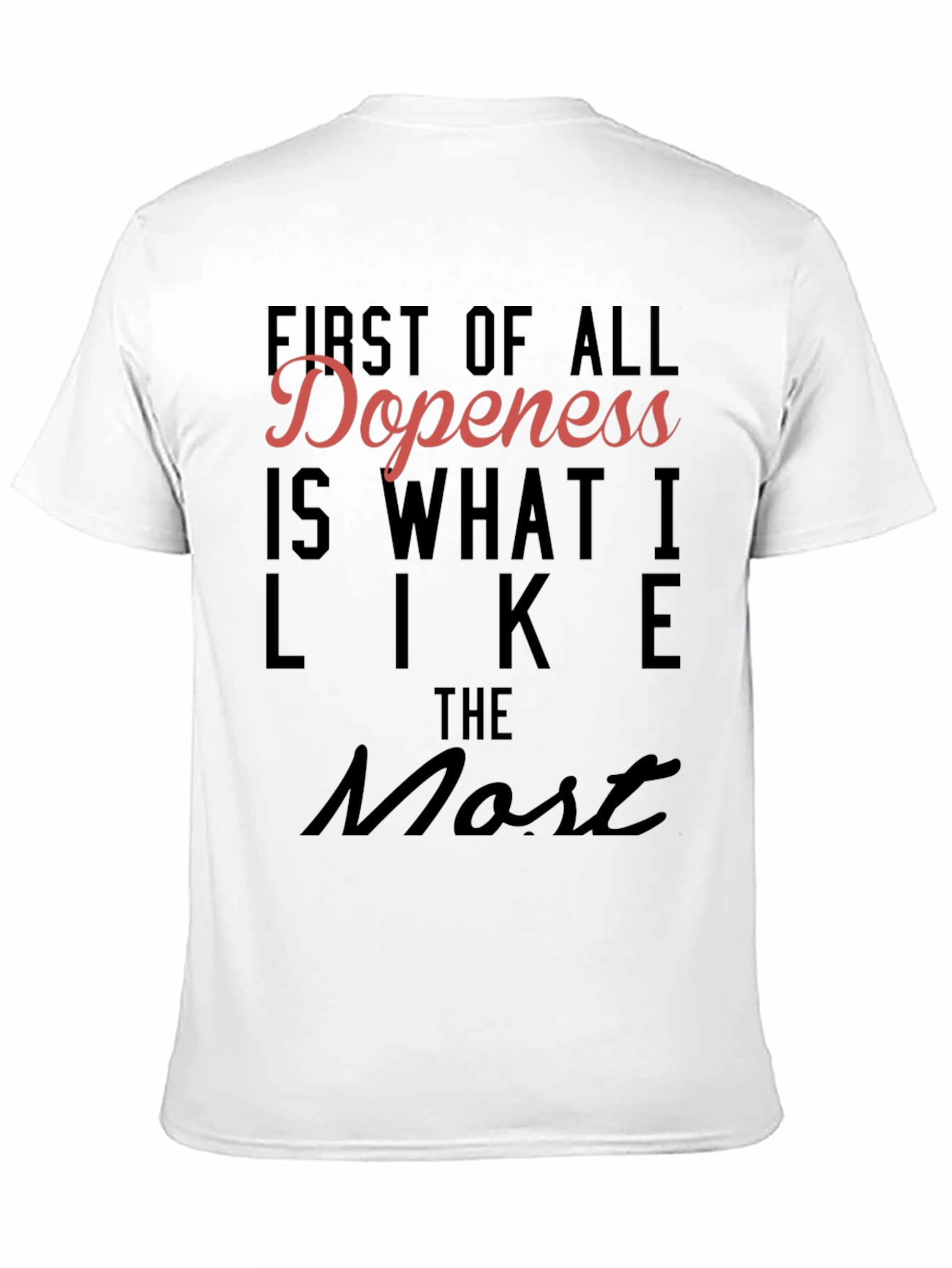 Black Dopeness Tee: Bold Statement Shirt view 11