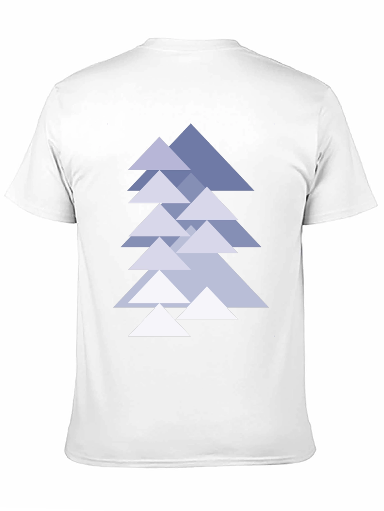 Black Geometric Tree T-Shirt - Modern Minimalist Design view 11