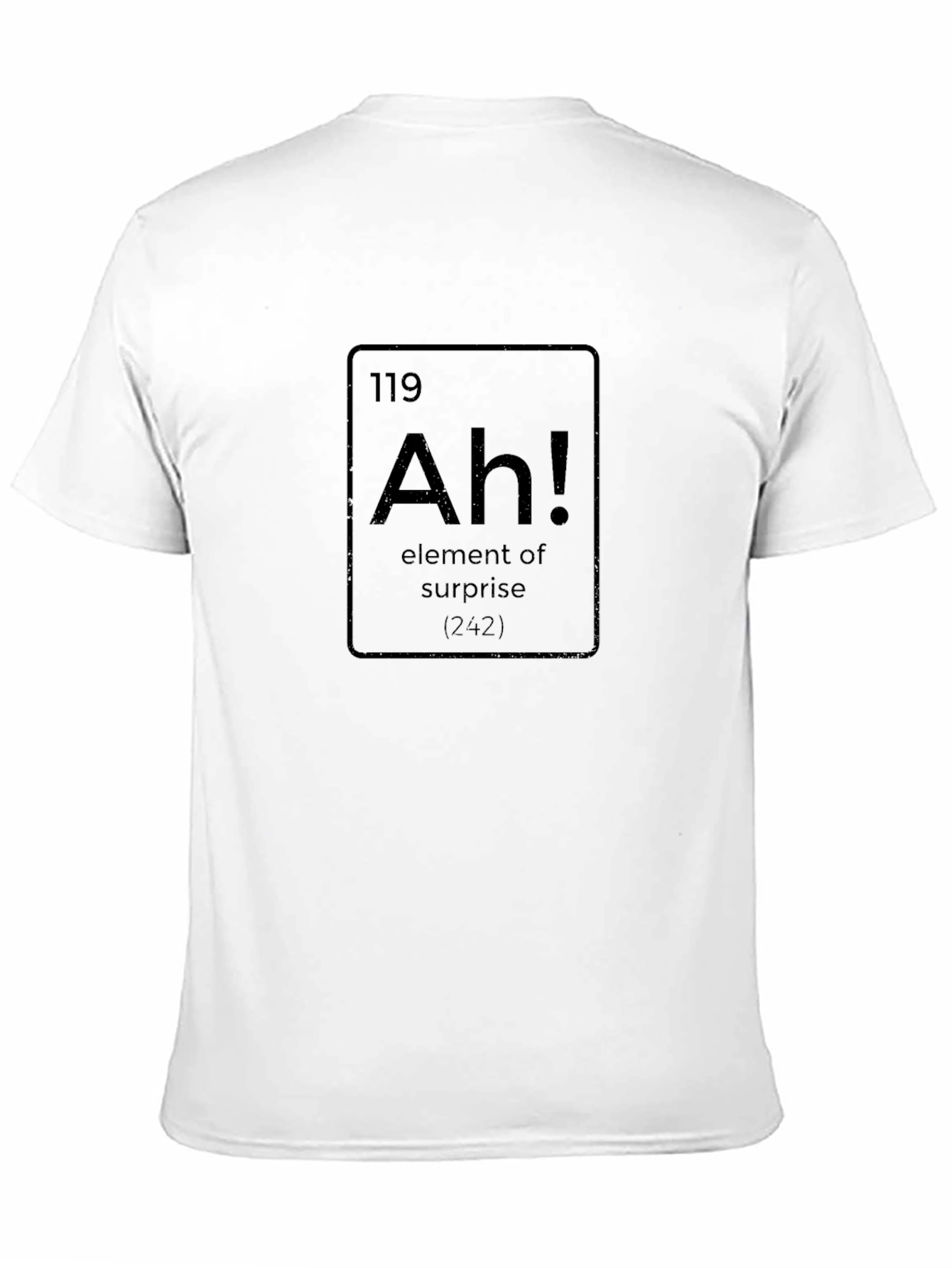 Black Element of Surprise Funny Graphic Tee view 11