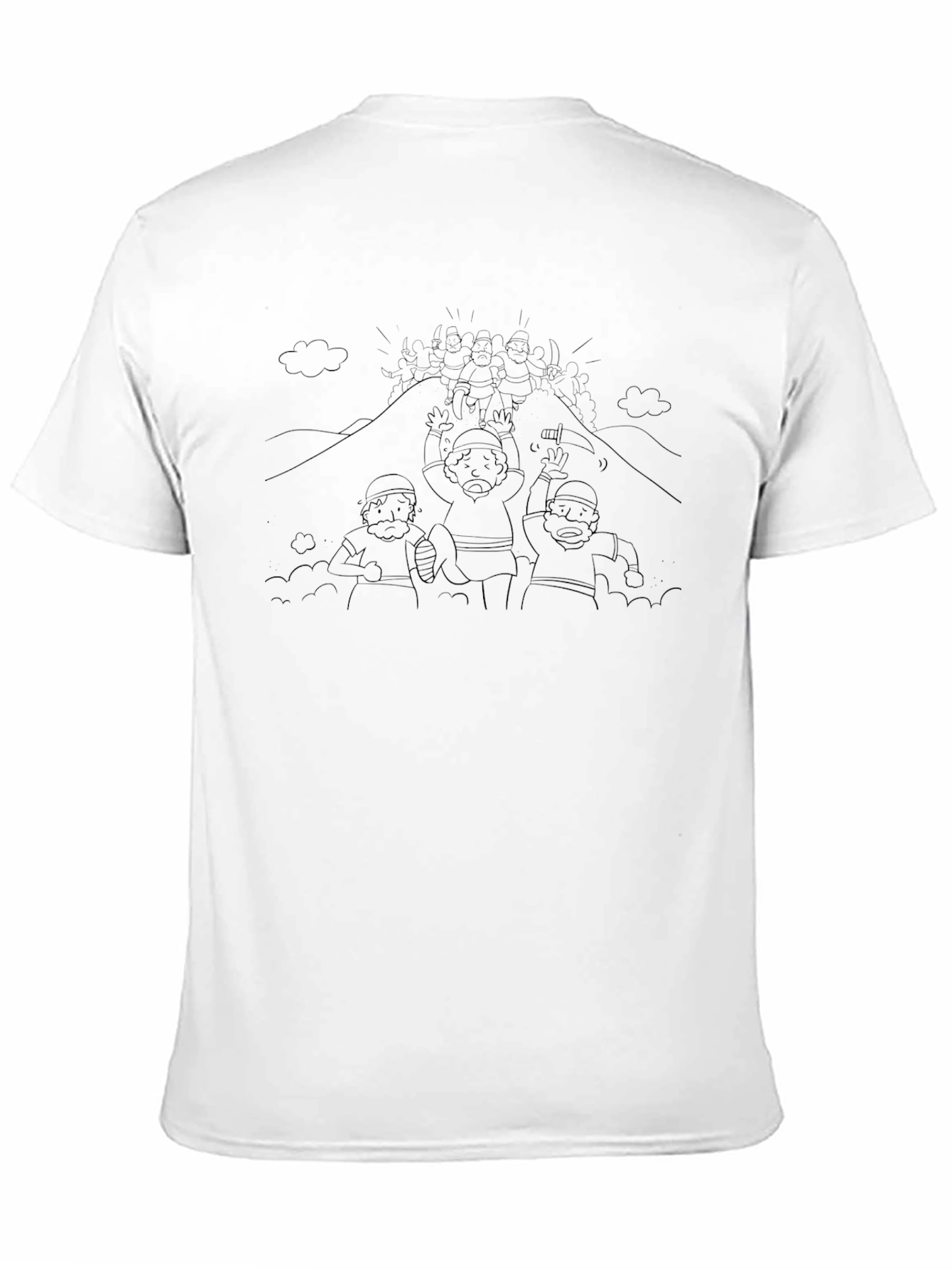 Black Cartoon Siege Black T-Shirt view 11
