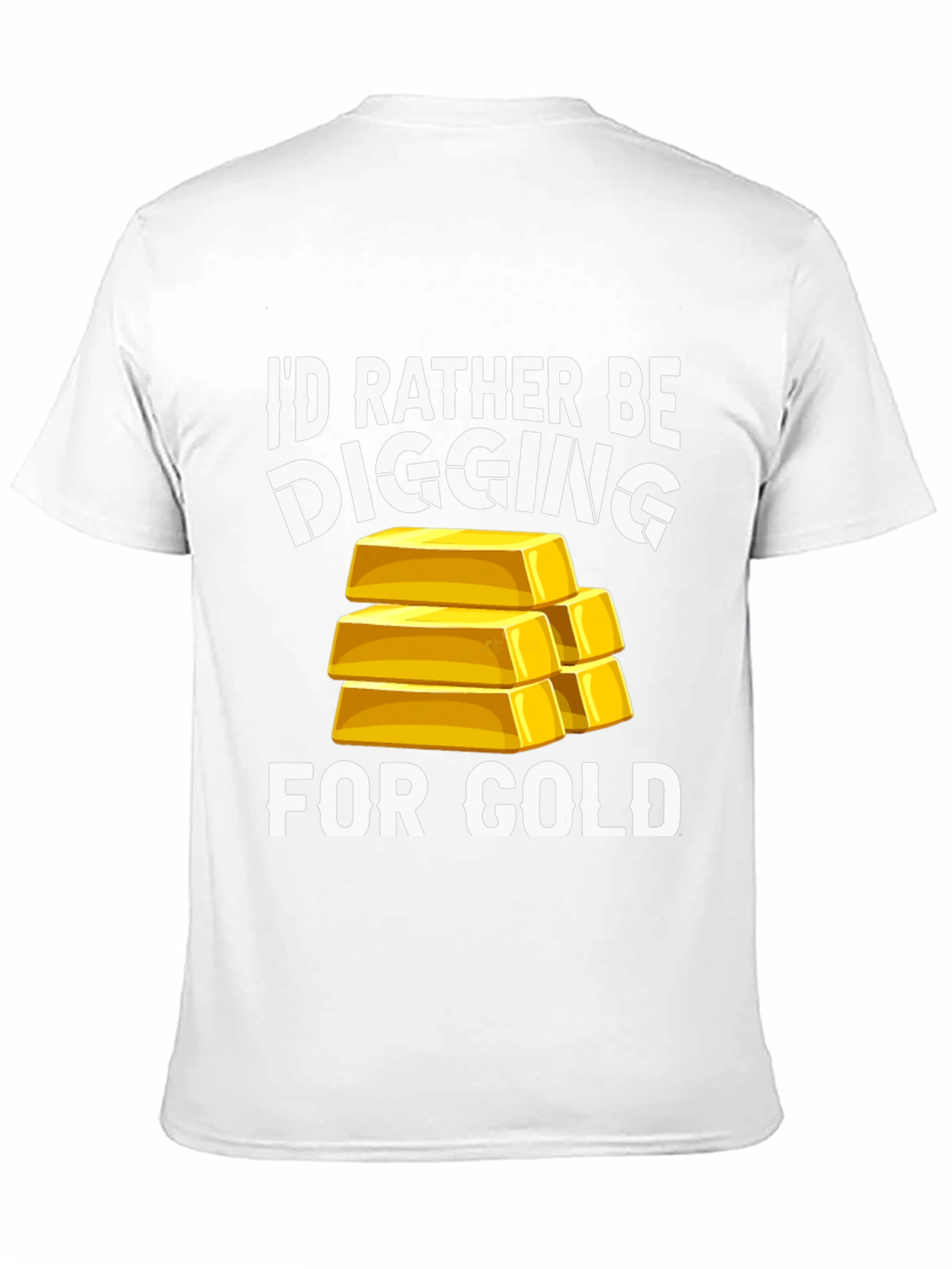 Black Digging For Gold T-Shirt view 11