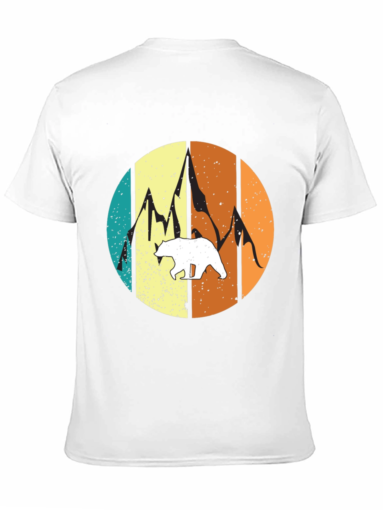 Black Vintage Bear Mountain Graphic Tee - Black view 11