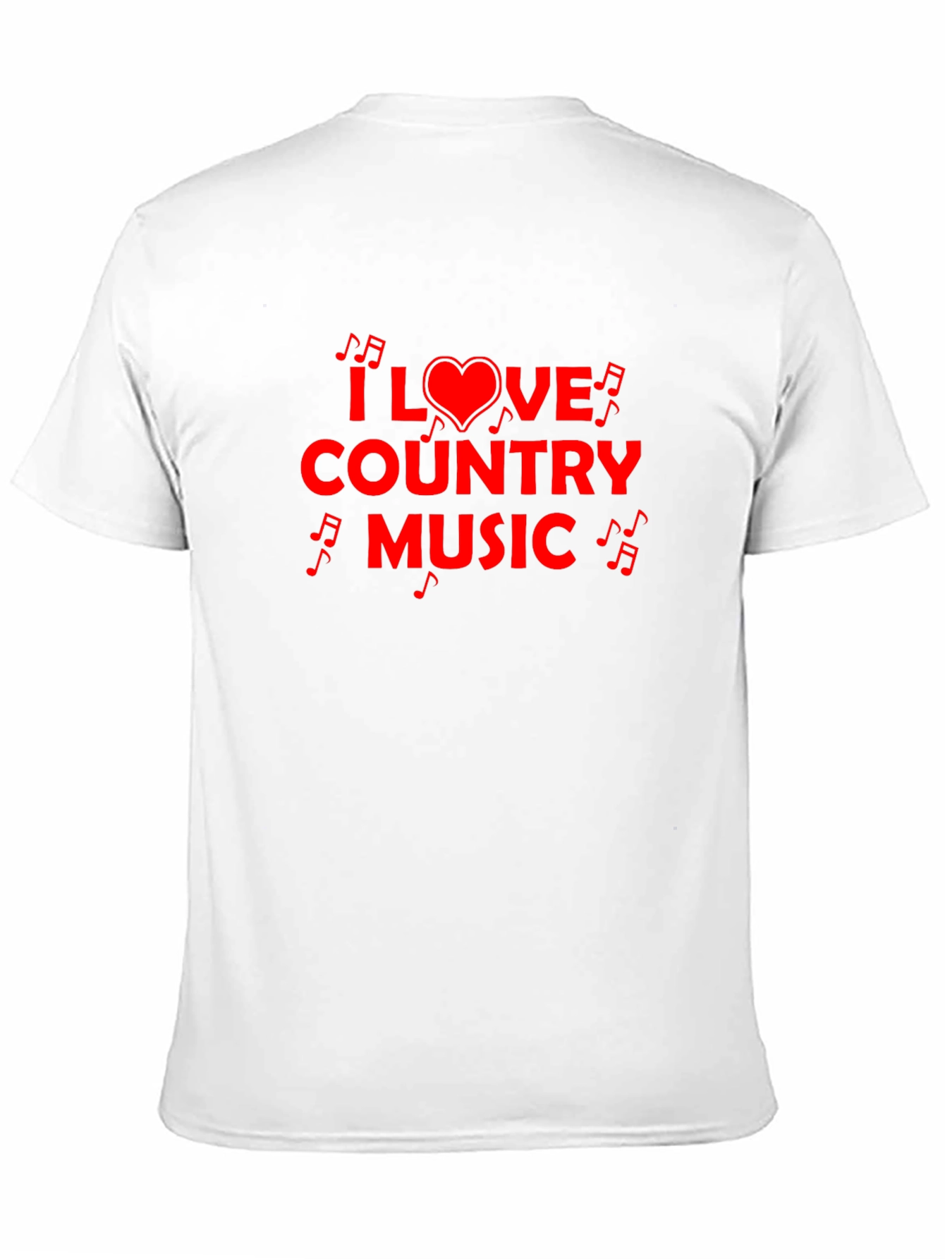 Black I Love Country Music T-Shirt view 11