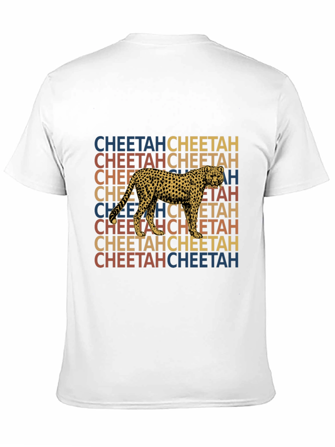 Black Cheetah Graphic Tee - Vintage Style view 11