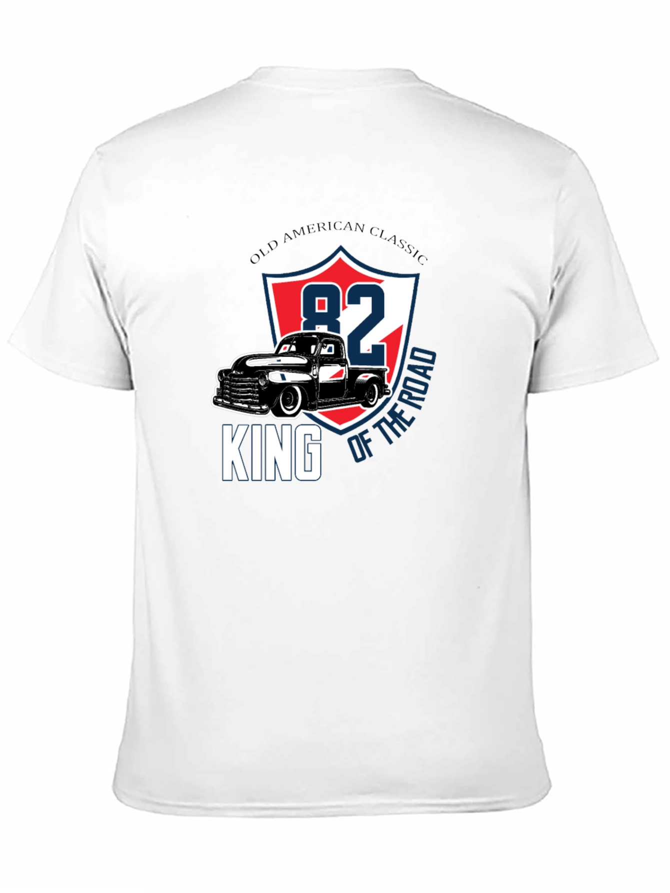 Black Old American Classic Truck Tee - King of the Road view 11