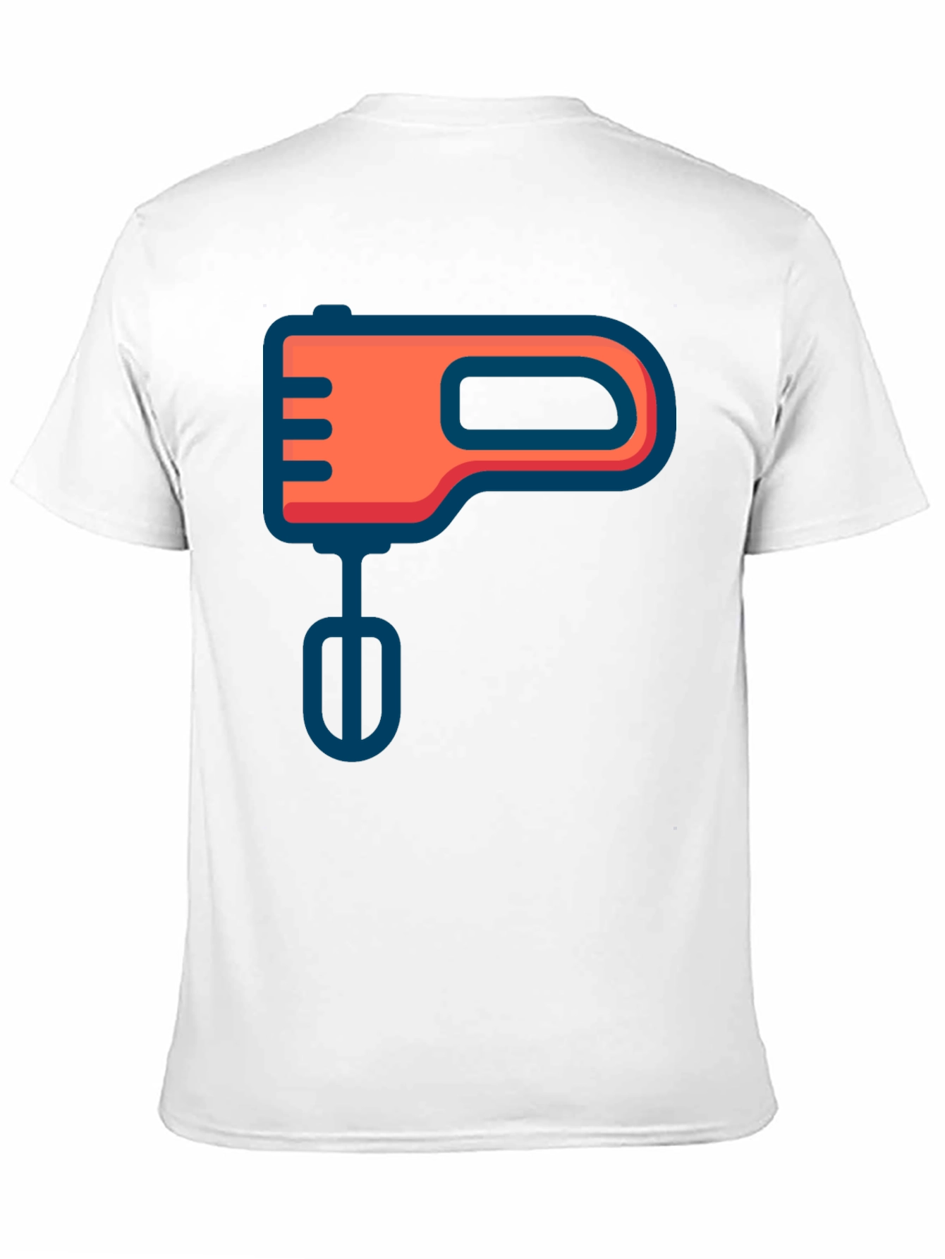 Black Mixer Graphic Tee - Black Cotton Blend view 11