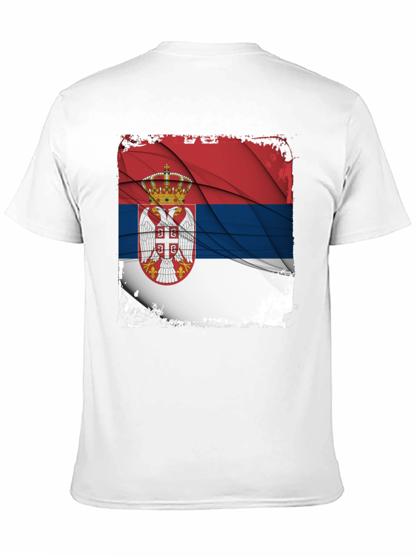 Serbian Flag Graphic T-Shirt - 11