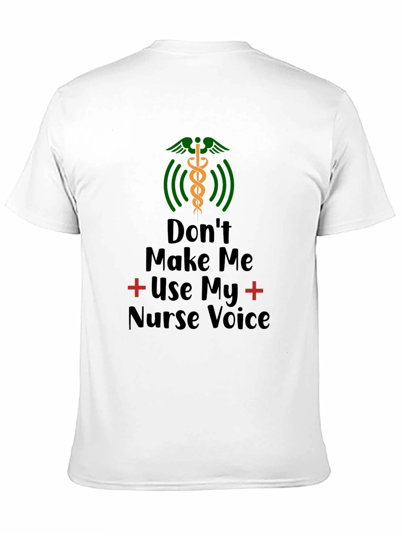 Black Don't Make Me Use My Nurse Voice T-Shirt view 11