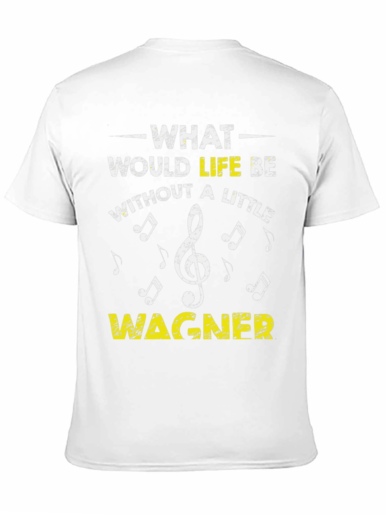 Black Wagner Music Lover T-Shirt - What Would Life Be? view 11