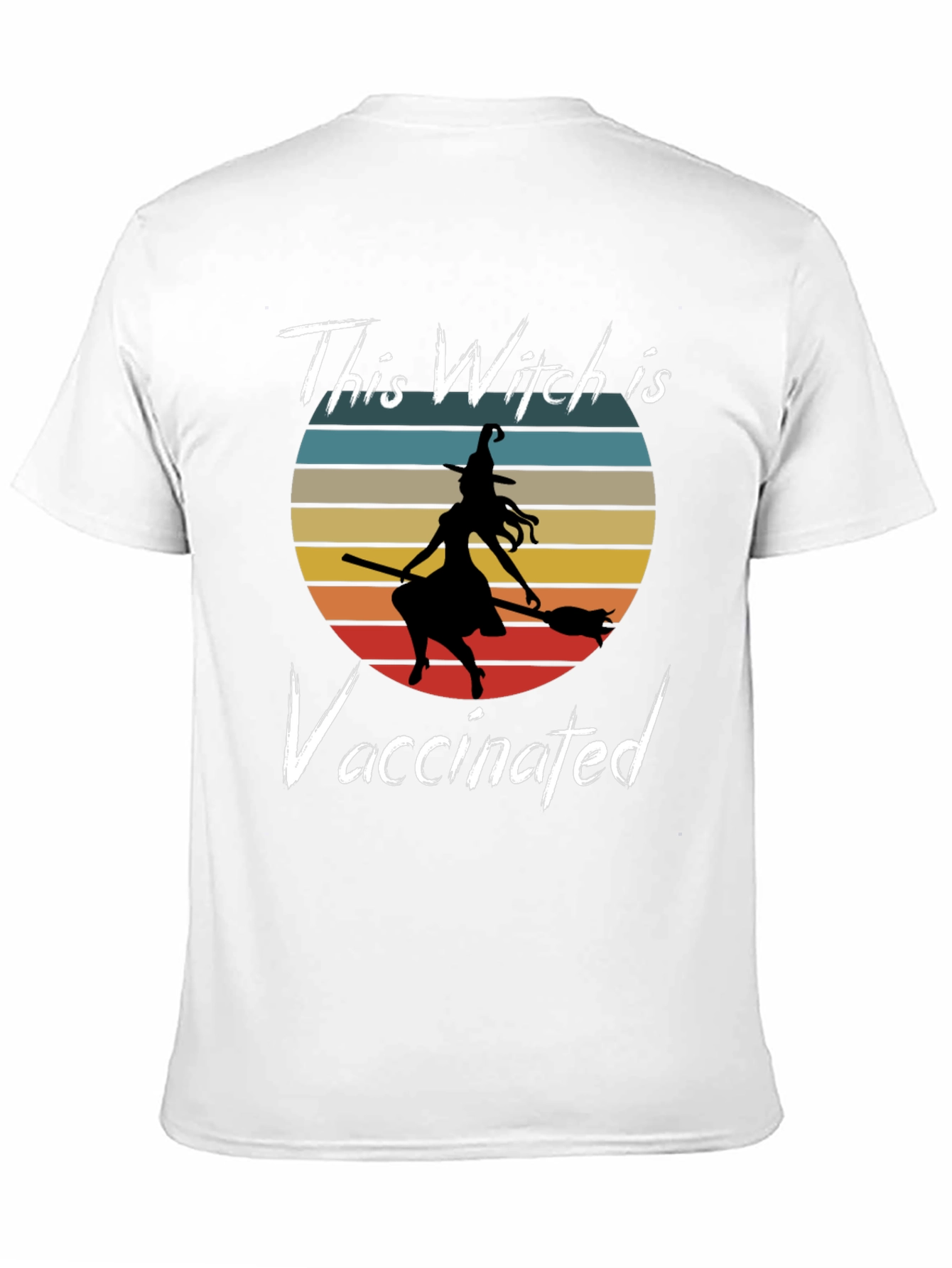 Vaccinated Witch Graphic T-Shirt - 11
