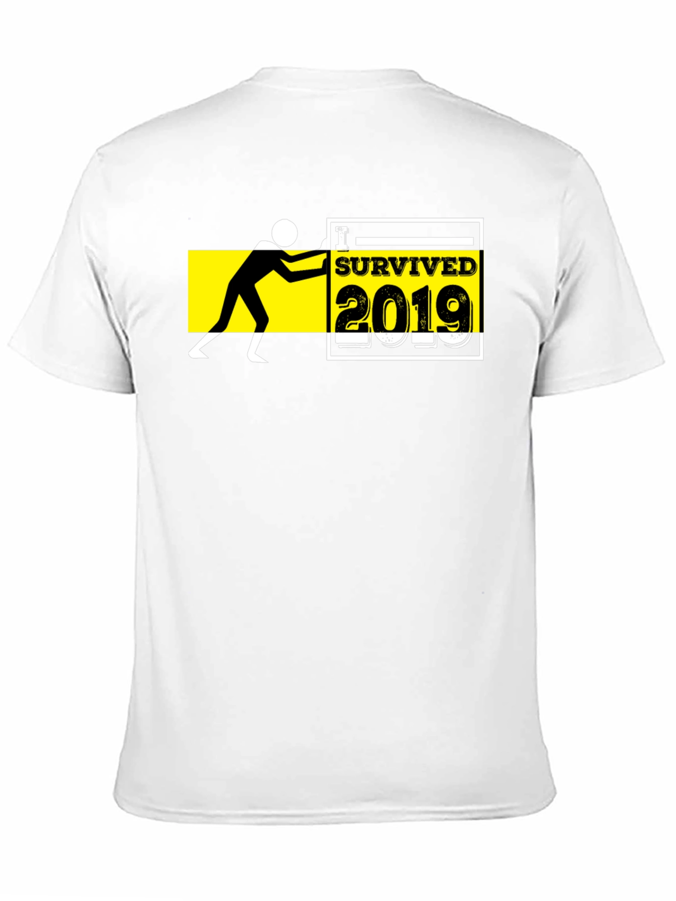 Black I Survived 2019 Graphic Tee - Black view 11