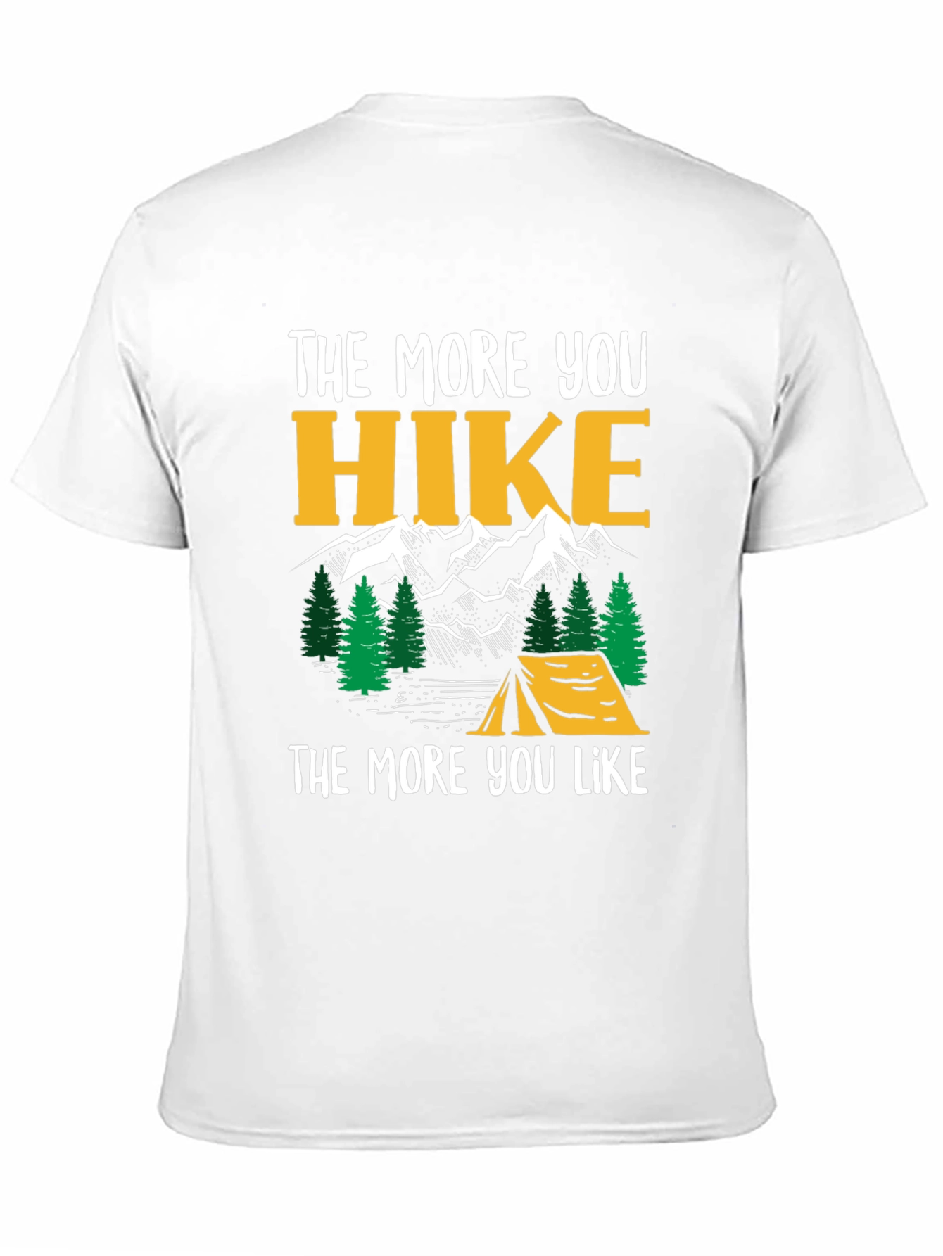Black Hike More T-Shirt - Outdoor Adventure Tee view 11