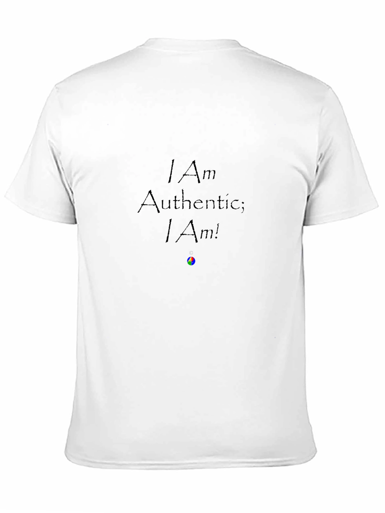 Black Authentic I Am T-Shirt - Black view 11