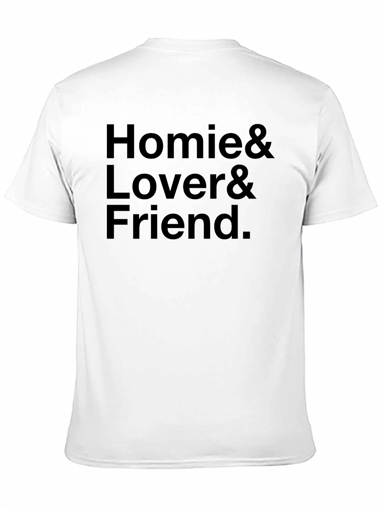 Black Homie Lover Friend Black T-Shirt view 11