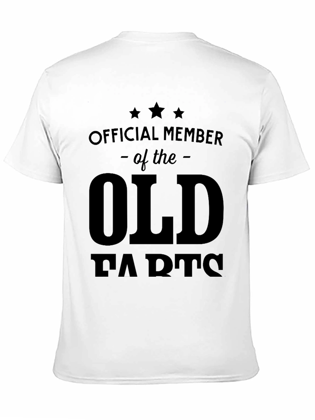 Black Official Member of the Old Farts T-Shirt view 11