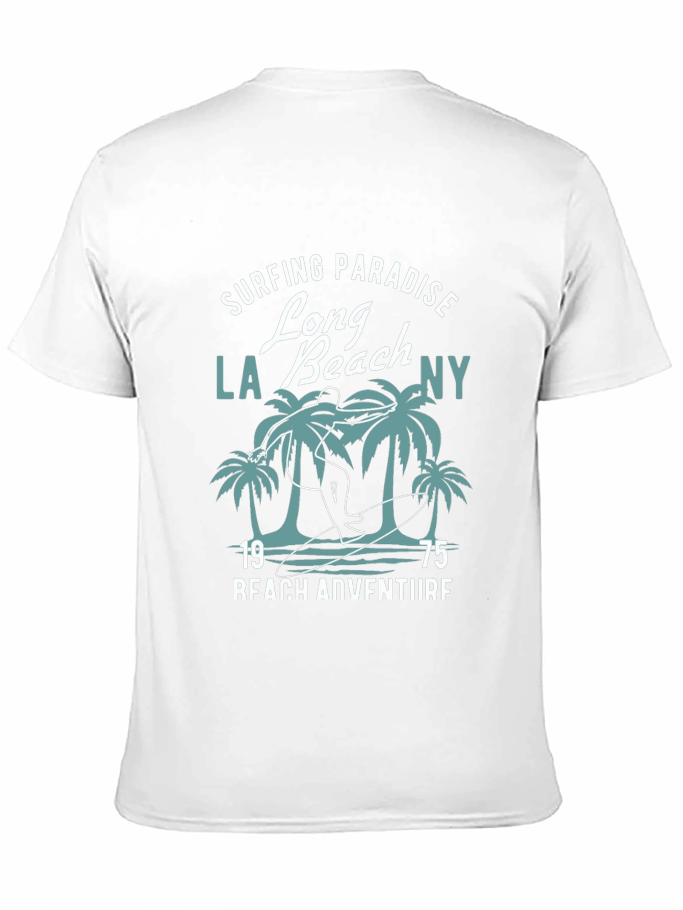 Black Surfing Paradise Graphic T-Shirt view 11