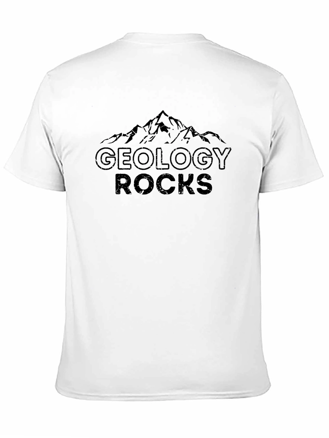 Black Geology Rocks T-Shirt - Mountain Graphic Tee view 11