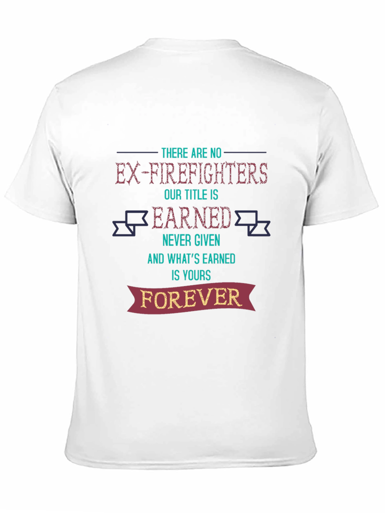 Black Firefighter Pride Tee - Earned Forever view 11