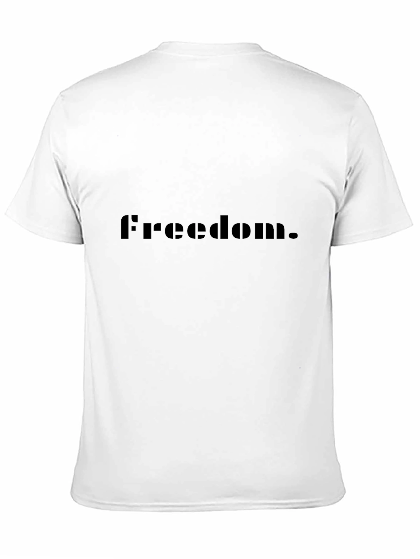 Black Freedom Graphic Print Tee - Stylish & Comfy view 11