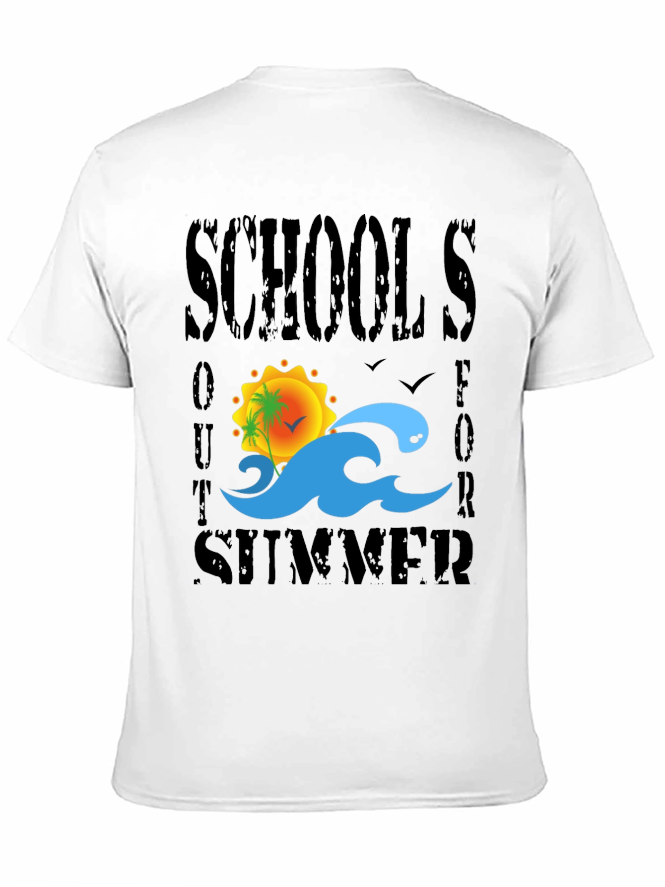 Black Schools Out For Summer Graphic Tee view 11