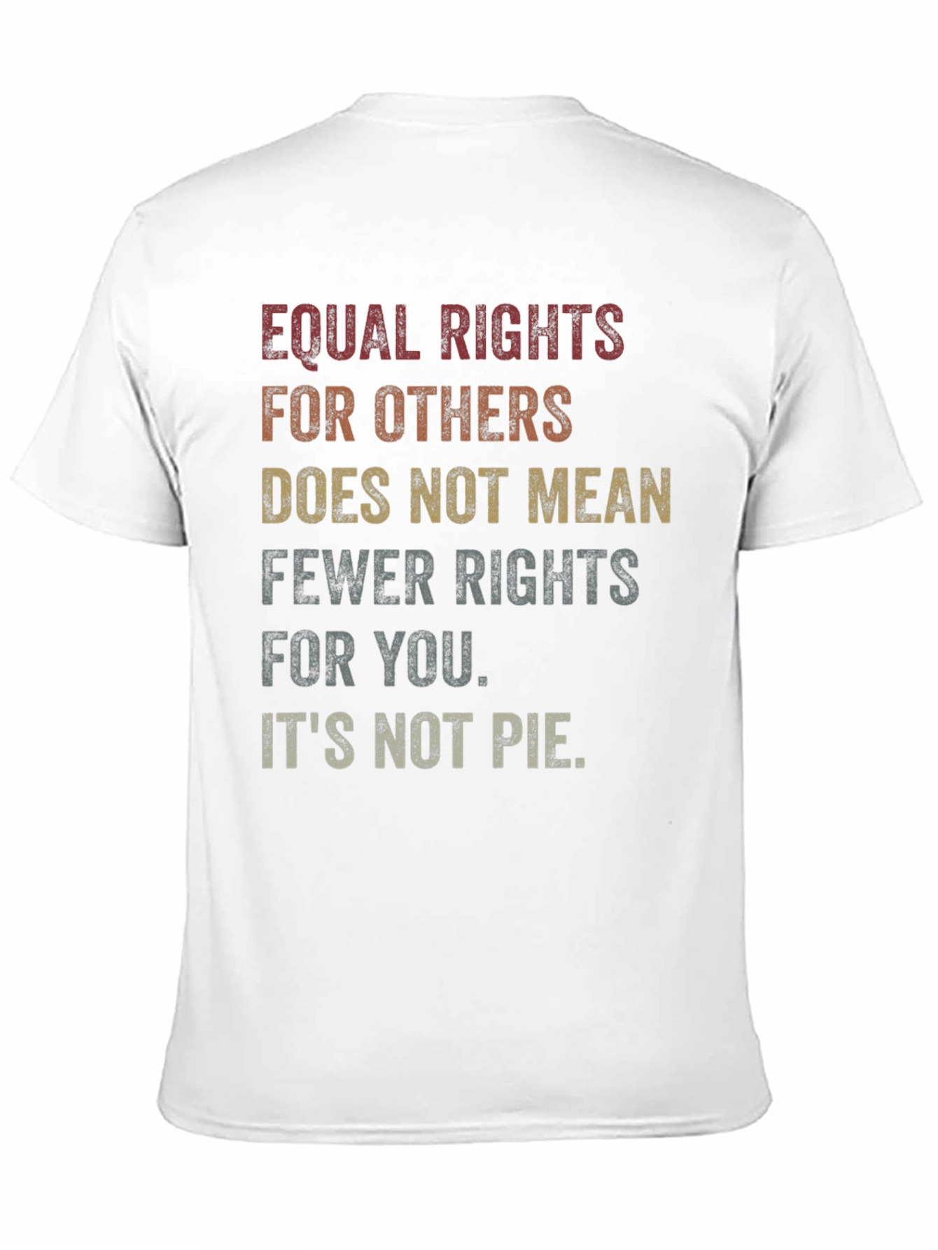 Black Equal Rights Graphic Tee - Black Unisex view 11