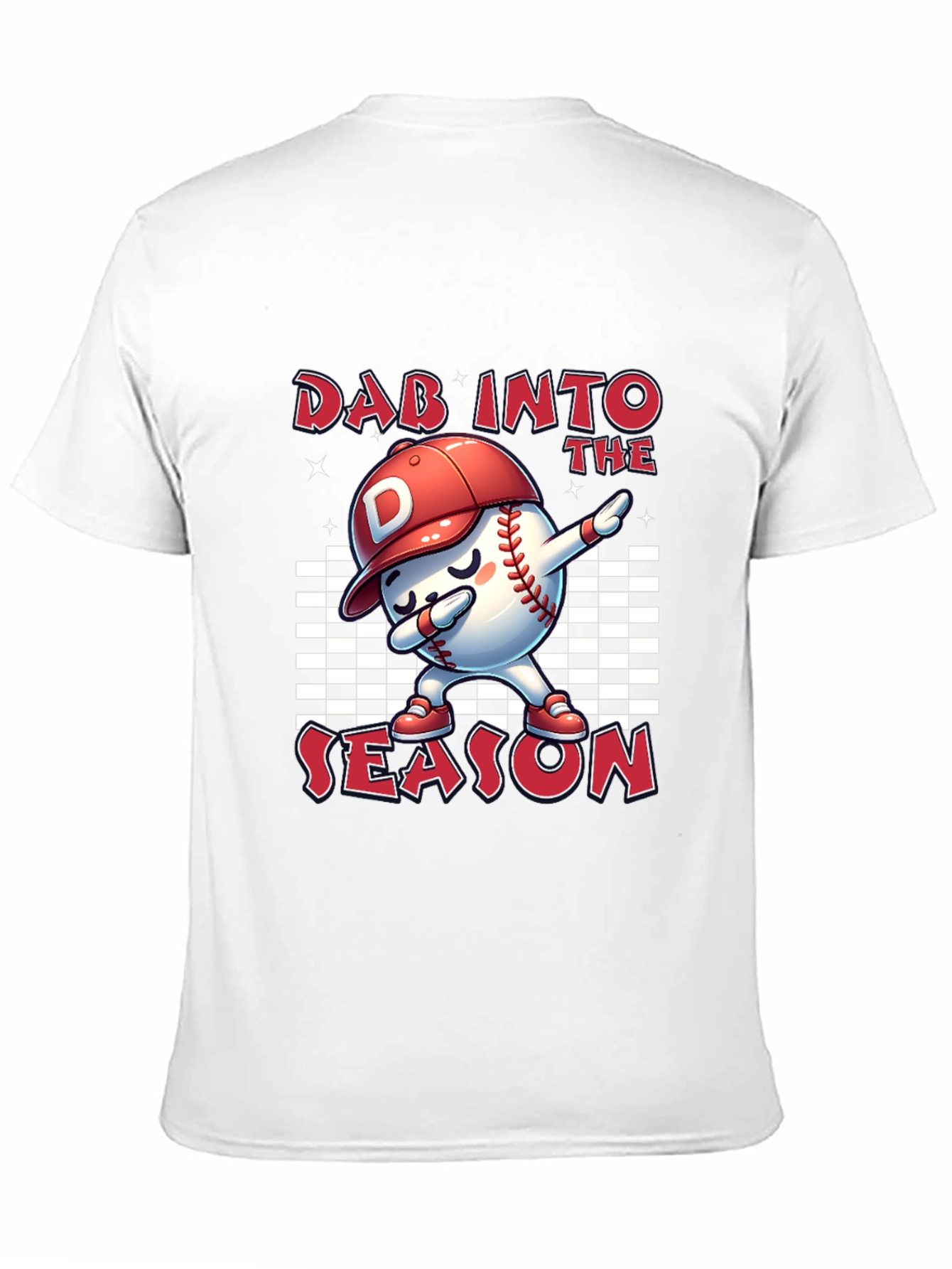 Black Dab Into The Season Baseball T-Shirt view 11
