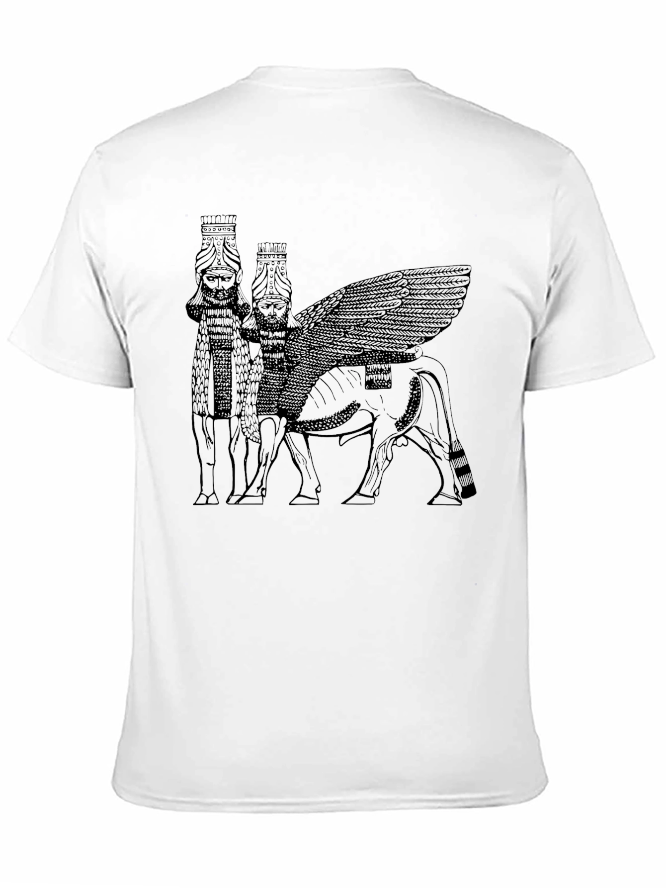 Black Winged Bull Graphic Tee - Black view 11